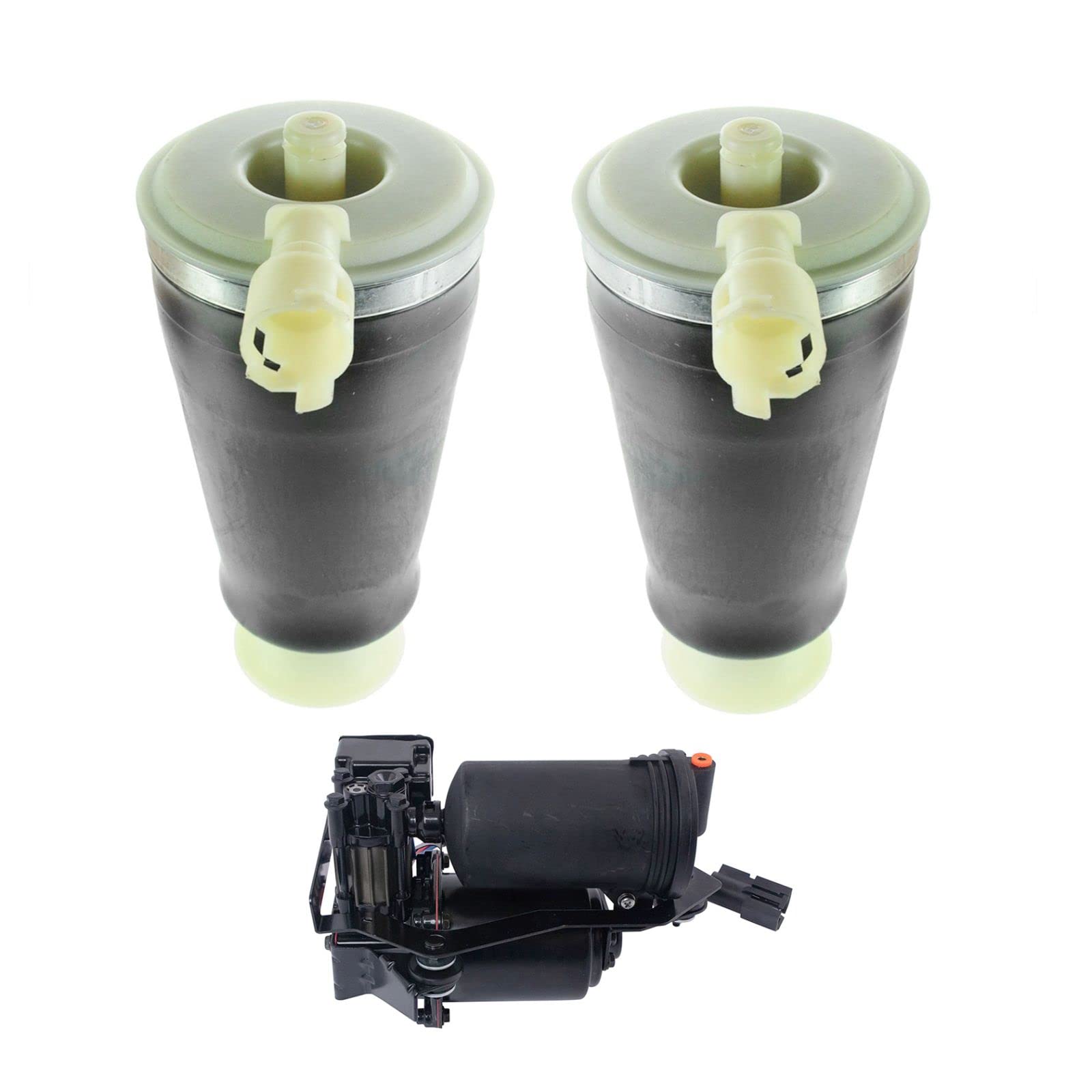 Air Suspension Kit - Air Ride Suspension Compressor & Air Springs for 1992-2011 Ford Crown Victoria, 1990-2011 Lincoln Town Car & Mercury Grand Marquis - Improve Ride Comfort & Vehicle Performance for Luxury Sedans & Classic Cars