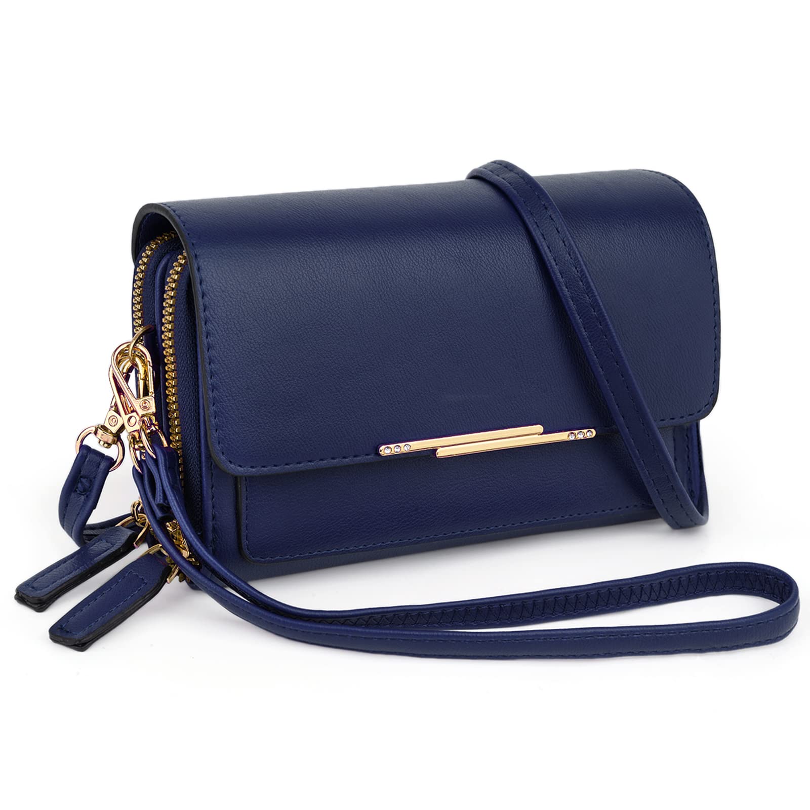 UTO Women's Small Crossbody Shoulder Bag - Phone Wallet & Card Holder for Daily Use
