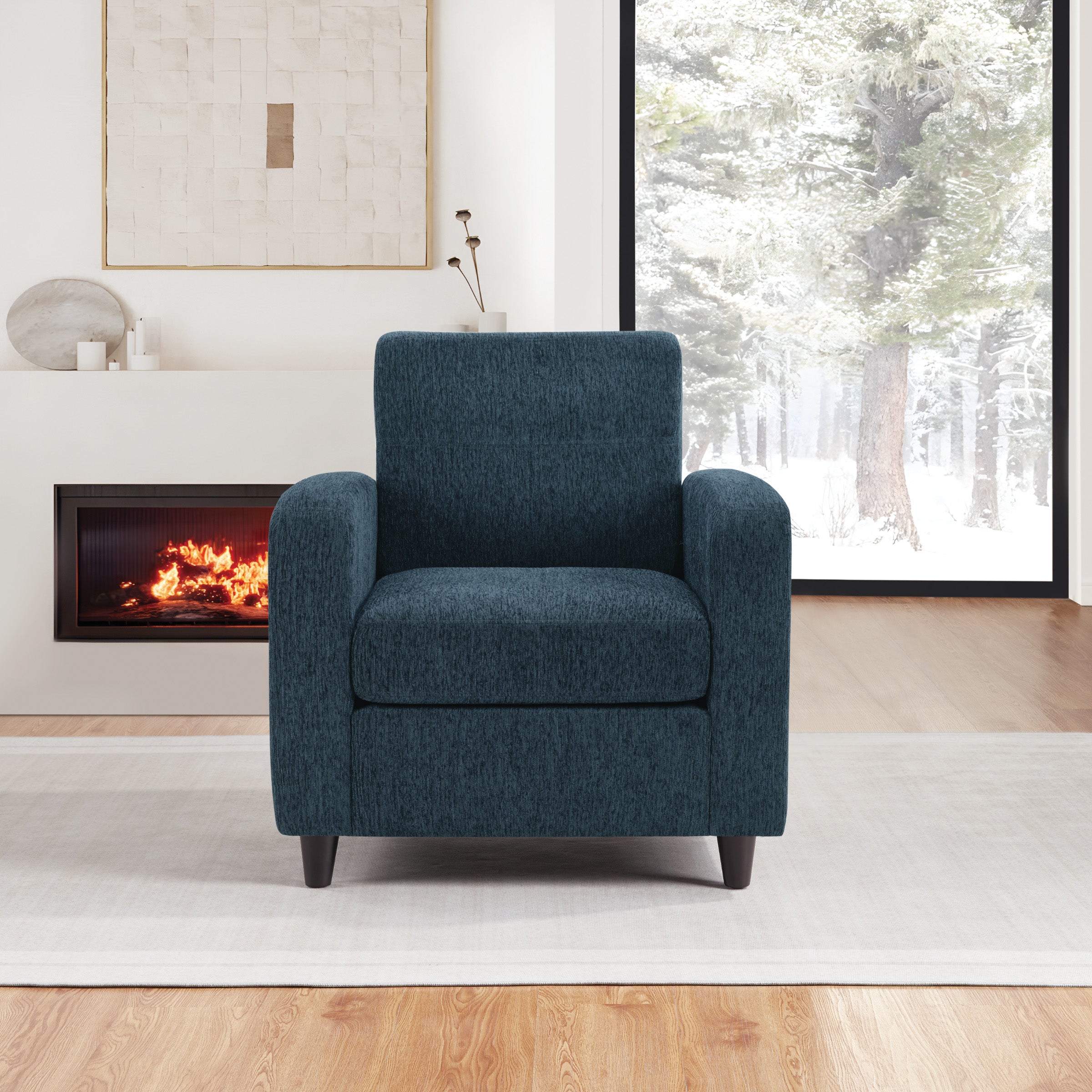 Office Star Ave Six Venus Club Chair [VNS51A] - Modern Ergonomic Office Chair for Home & Business - Perfect for Conference Rooms, Waiting Areas & Executive Offices