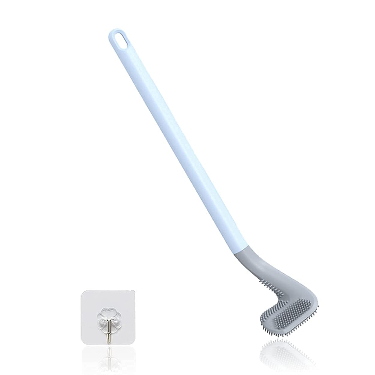 Golf Toilet Brush with Long Handle - Anti-Slip & Drip-Free for Bathroom Cleaning