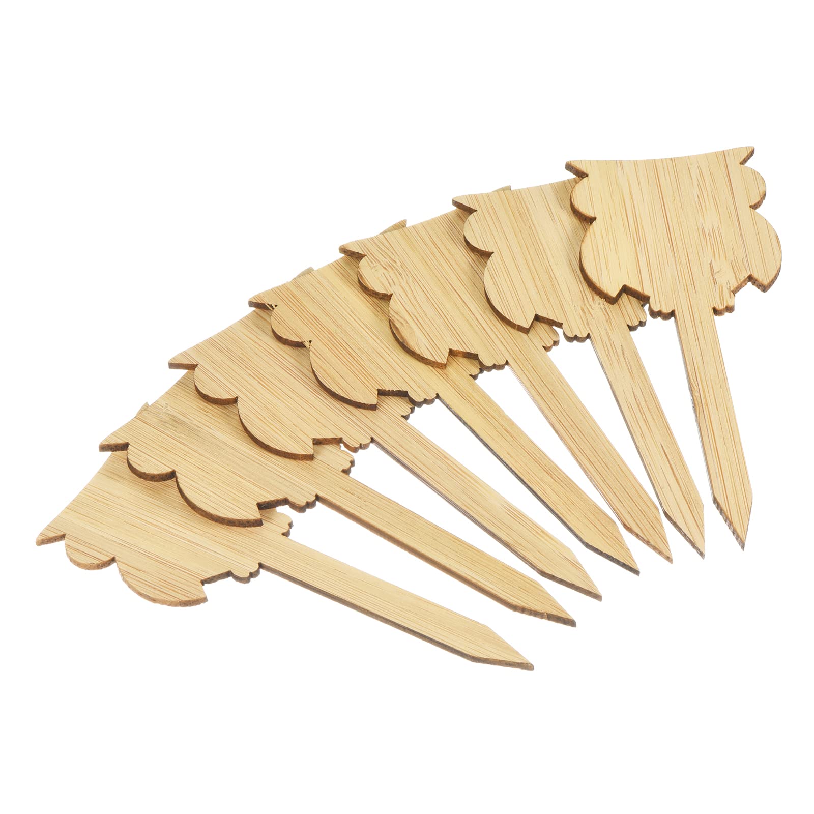 20Pcs Bamboo Animal Shaped Plant Labels - Waterproof Garden Markers for Indoor & Outdoor Plants - Perfect for Seedlings, Herbs, and Vegetable Gardening