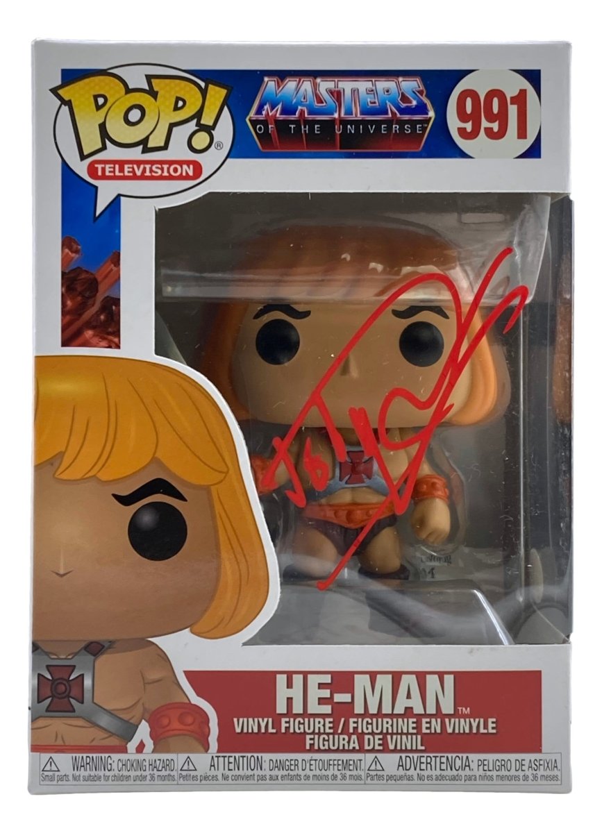 Dolph Lundgren Signed He-Man Funko Pop #991 with JSA ITP Certificate - Collectible Action Figure for Movie Fans & Pop Culture Enthusiasts - Perfect for Display, Gifts, and Comic Conventions