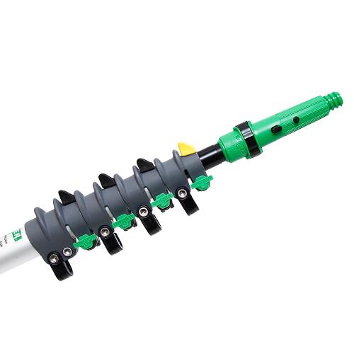 Unger HiFlo nLite Locking Cone Adapter for Window Cleaning - Heavy Duty Water Fed Pole Connection with Secure Locking System (Professional Use)