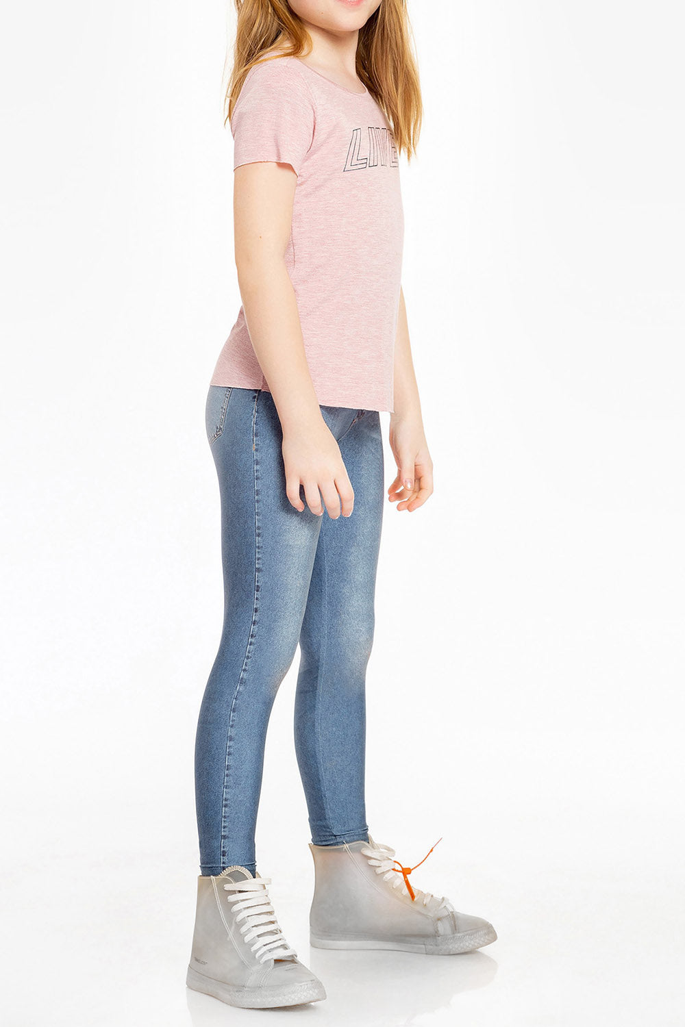 Kids Icon LIVE! Holographic Blouse for Girls - Shimmering Party Top for Special Occasions & Photoshoots