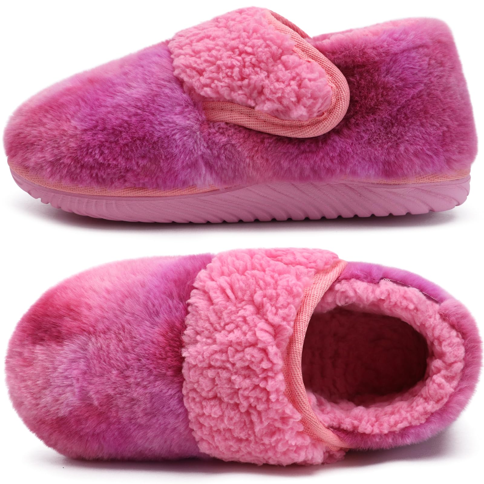 COFACE Women's Memory Foam House Slippers - Soft Fluffy Indoor/Outdoor Slippers for Ladies - Perfect for Home, Office, and Travel Comfort