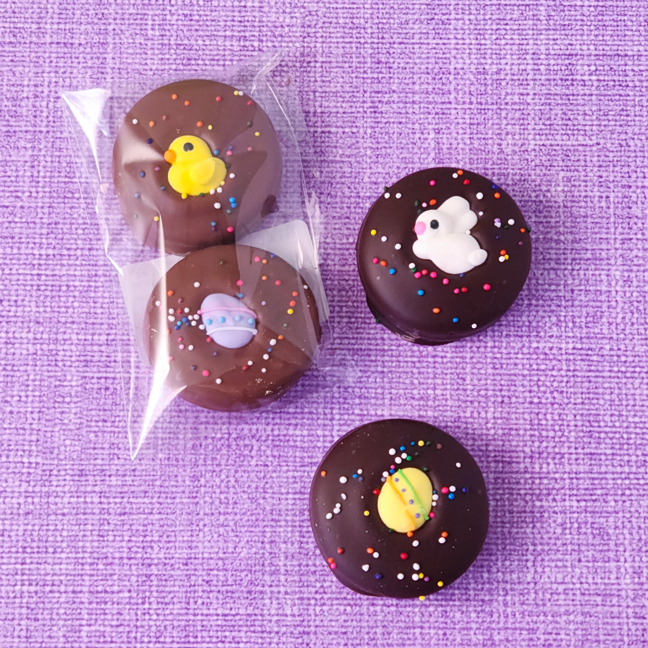 Easter Themed Chocolate Covered Oreo Cookies - Fun Holiday Treats for Easter Baskets, Parties & Gifts