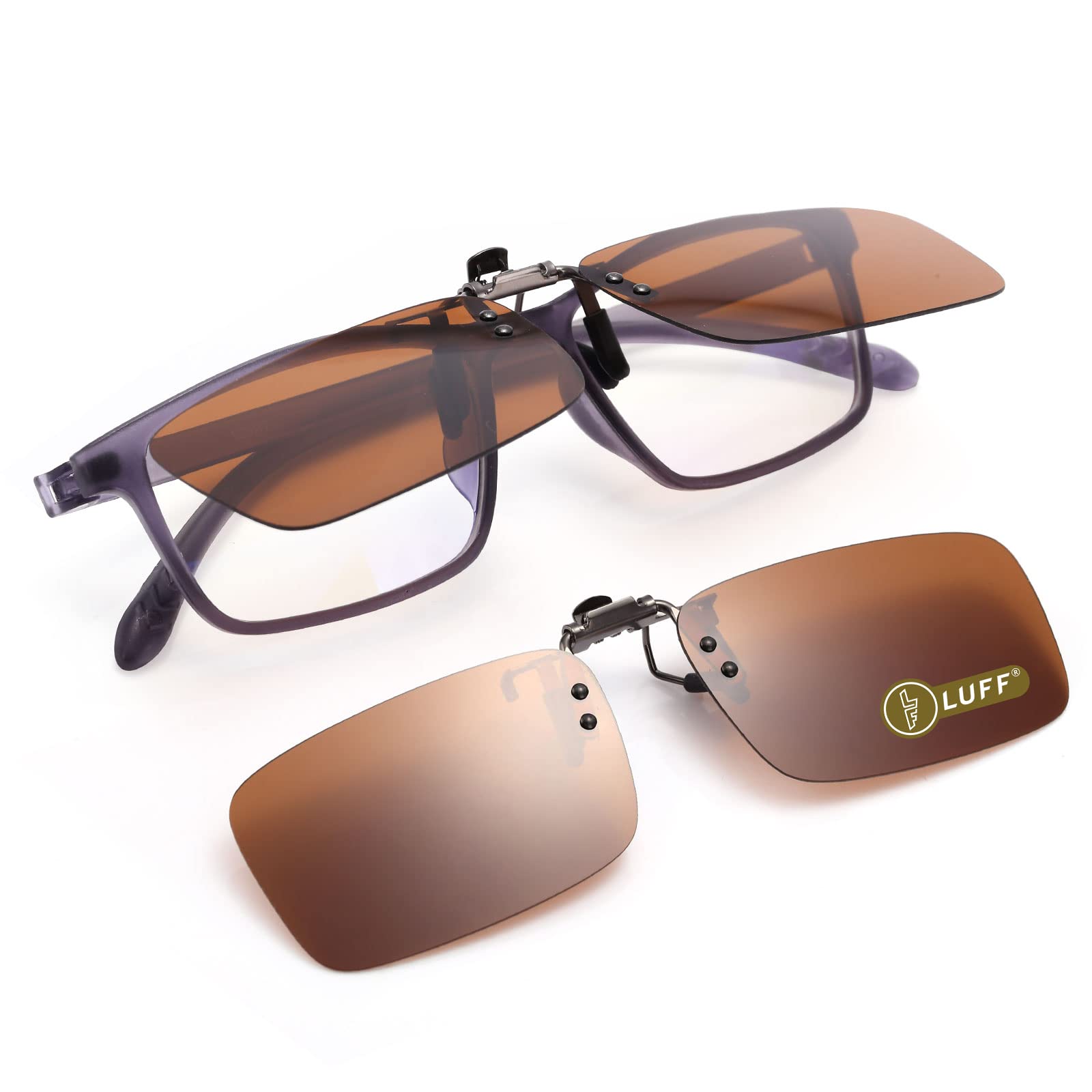 Polarized Clip-On Sunglasses for Women & Men – UV400 Protection for Driving, Fishing & Outdoor Activities – Fits Car Visor – Lightweight & Durable for Sports, Travel & Daily Use