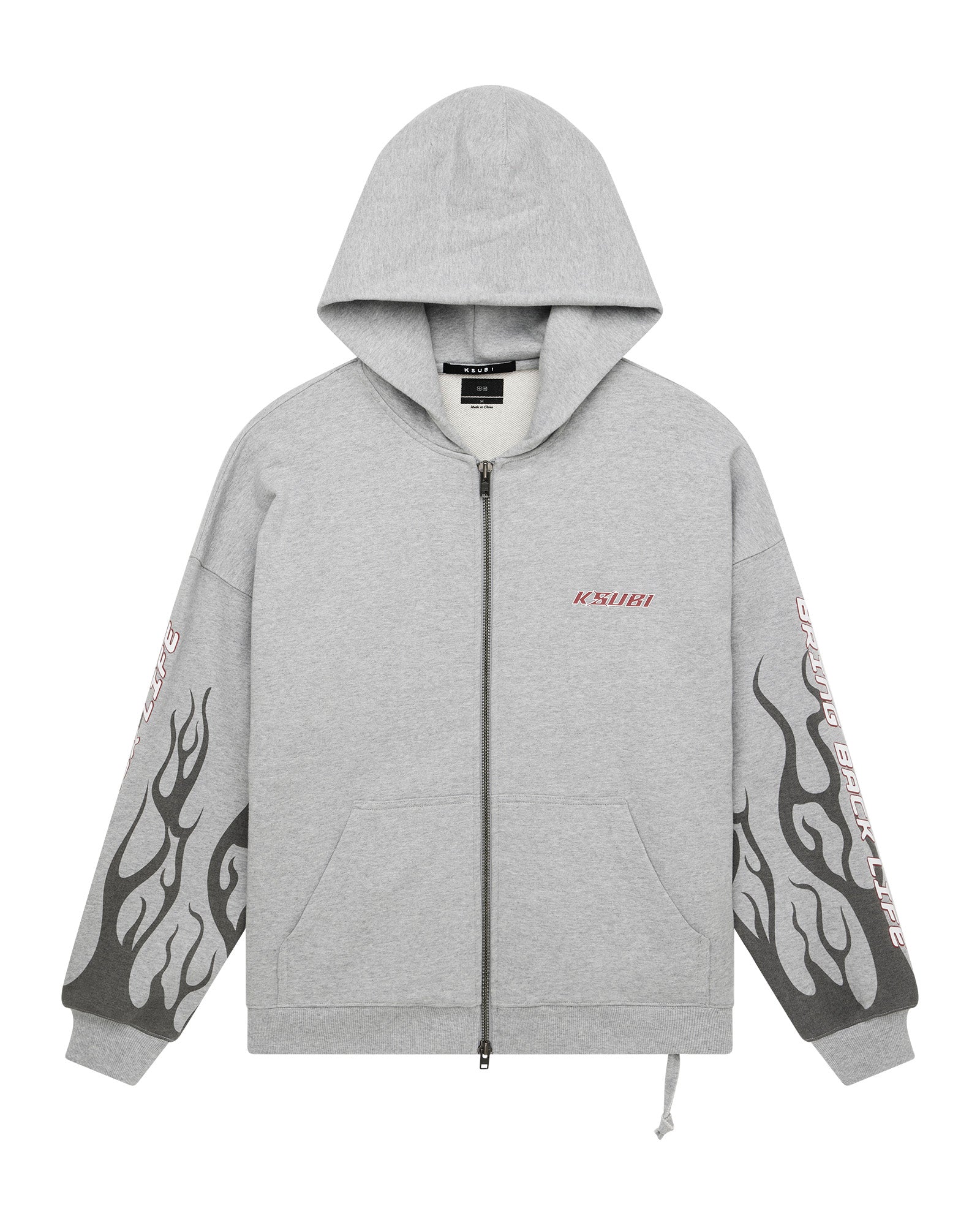 Stinger Ekcess Zip Hoodie Grey Marle - Stylish & Comfortable Pullover for Men & Women | Perfect for Casual Wear, Gym, and Outdoor Activities