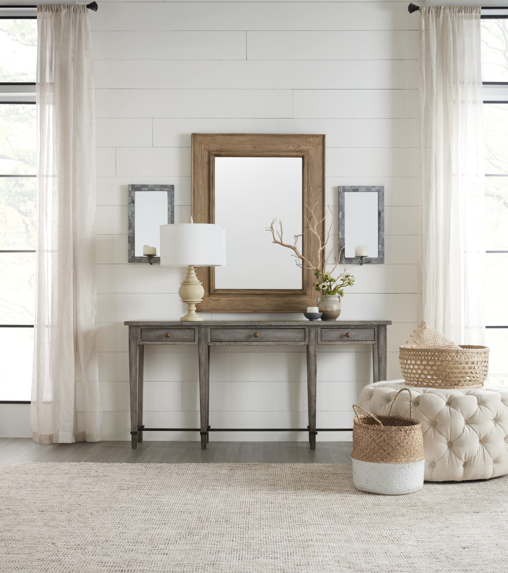 Hooker Furniture Ciao Bella Narrow Console Table - Elegant Entryway & Living Room Decor for Hallways, Foyers & Small Spaces