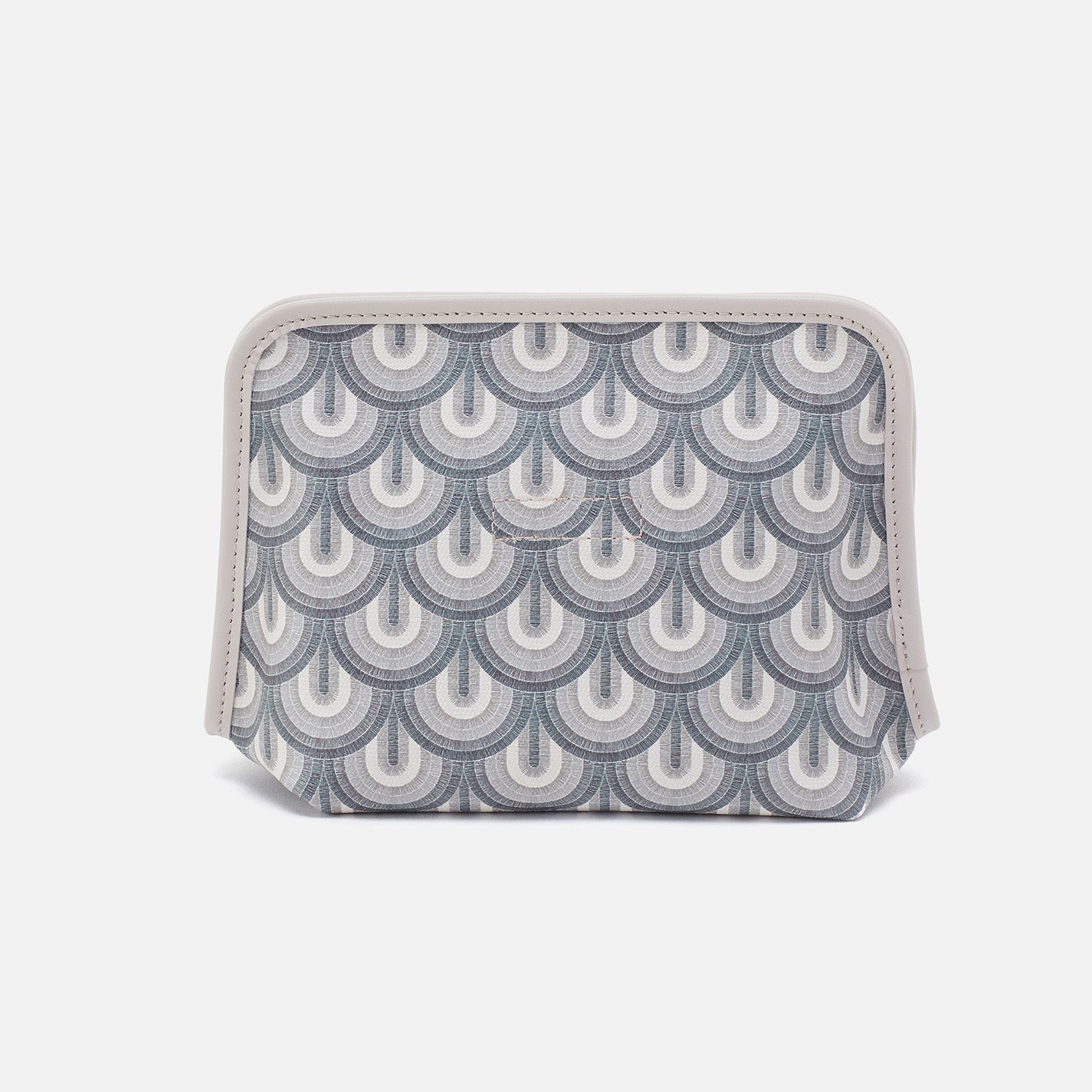 Premium Coated Canvas Beauty Cosmetic Pouch - Grey Dawn | Travel Makeup Bag for Women | Perfect for Everyday Use & Vacation Essentials