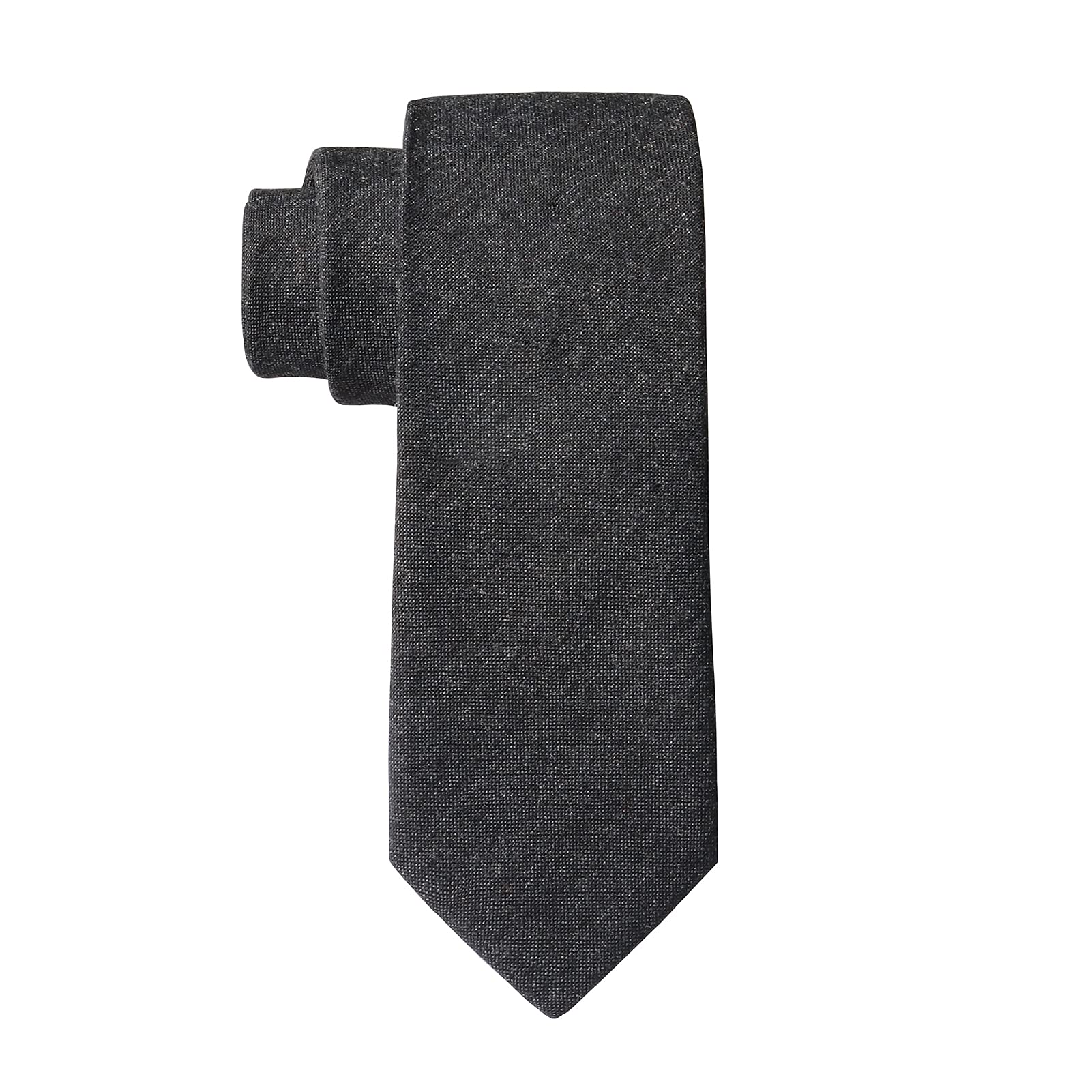 HOULIFE Men's Skinny Ties - Solid Color & Cotton Stripe Slim Neckties for Wedding, Business, Party | Formal & Casual Office Wear | Perfect Gift for Groomsmen, Fathers Day & Graduation