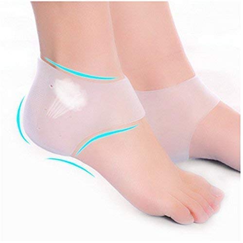 Nirvik Gel Heel Socks for Swollen Feet & Pain Relief - Moisturizing Cracked Heel Repair Cream - Unisex Foot Care & Ankle Support Gel Pads - Perfect for Daily Comfort, Running & Post-Surgery Recovery