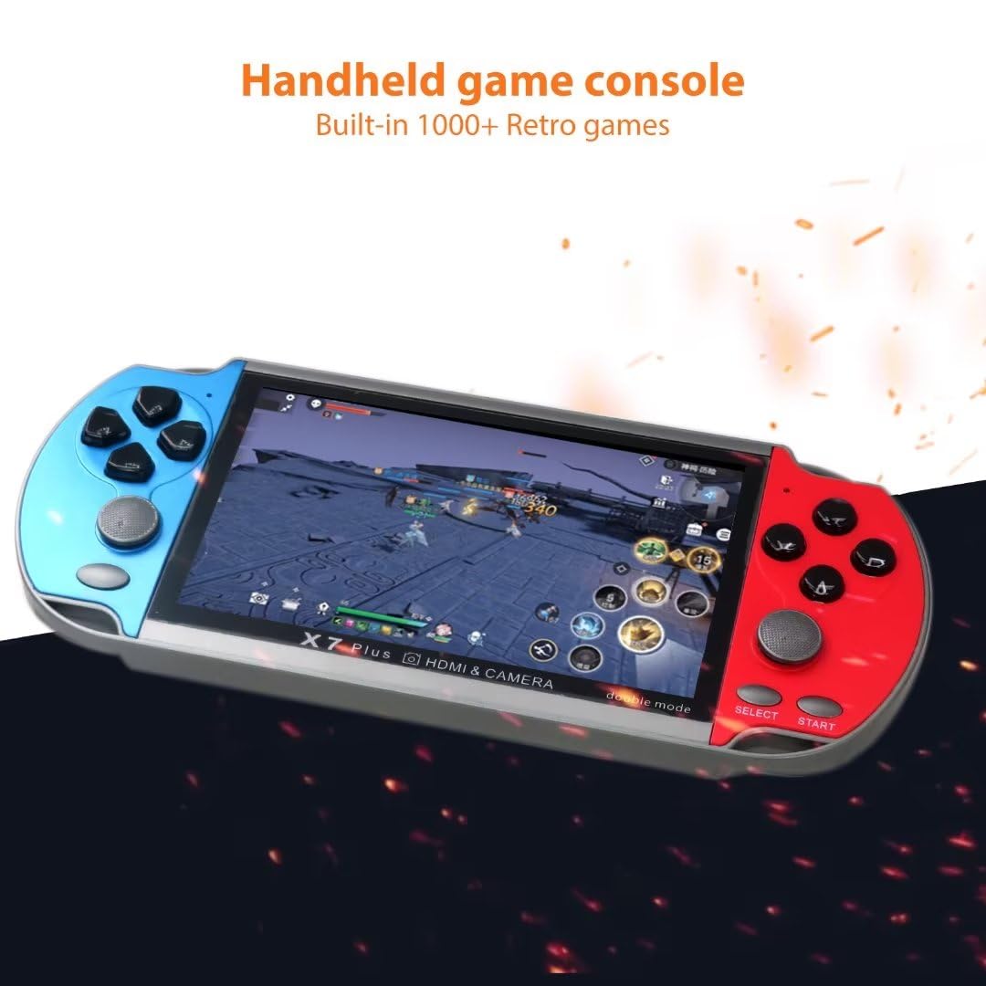 2025 Upgraded X7 Plus Handheld Game Console - 5.1