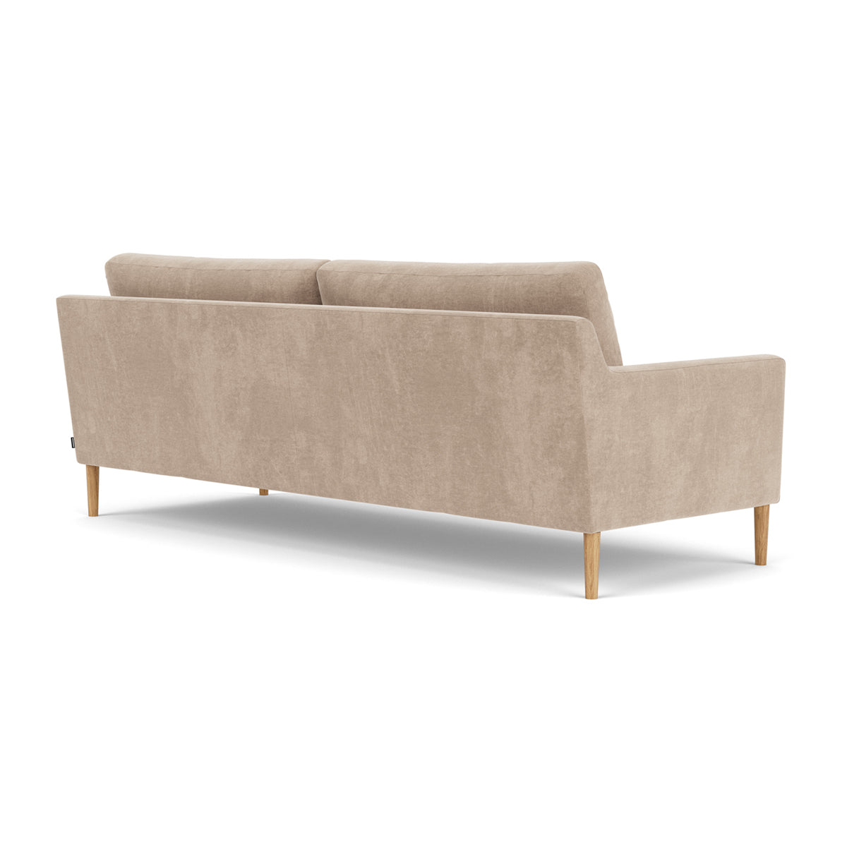 Astha Fabric 3-Seater Sofa - Modern Living Room Furniture for Small Spaces | Comfortable Couch for Apartments, Dorm Rooms & Cozy Homes