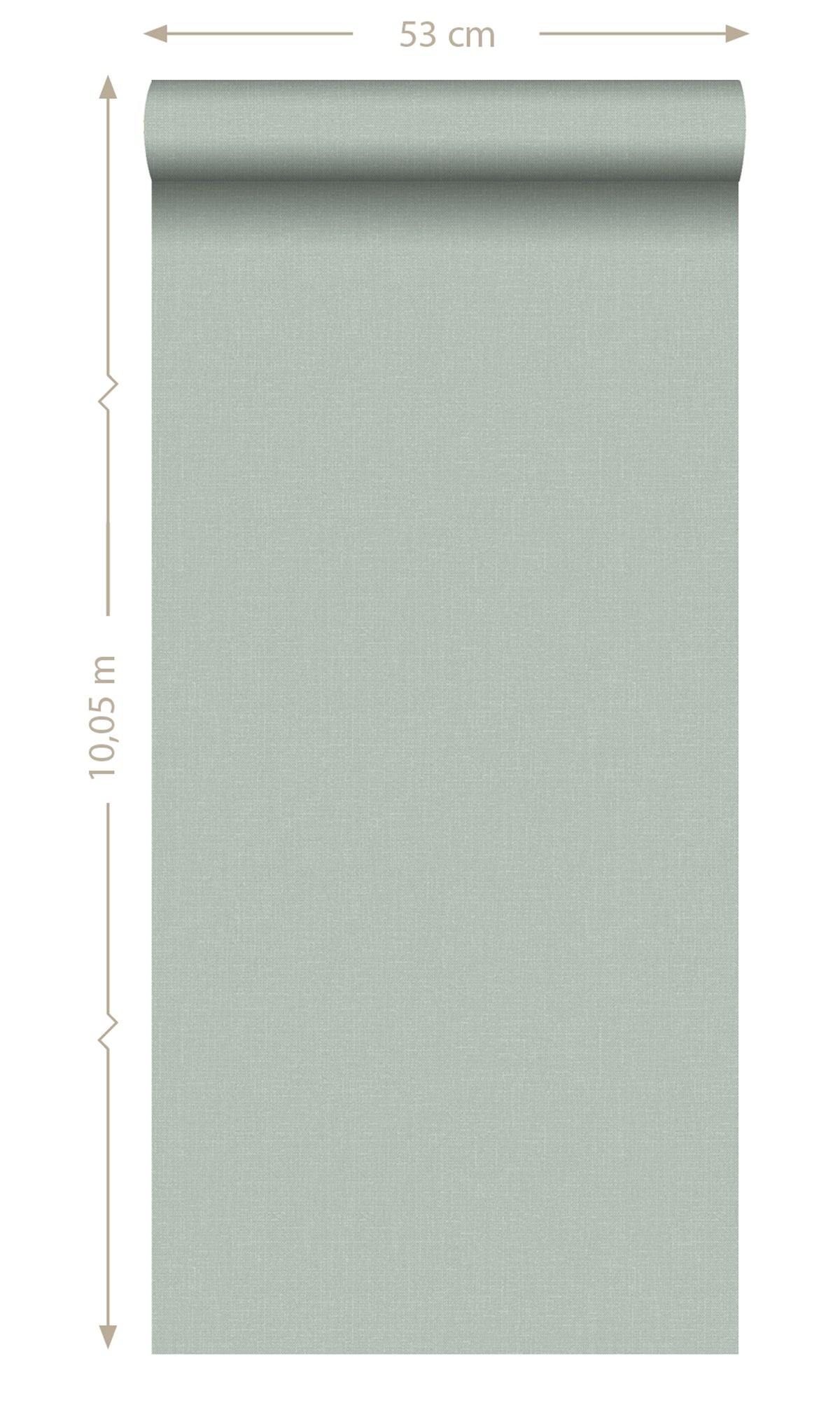 Celadon Green Blush Linen Texture Plain Wallpaper R9401 - Self-Adhesive Peel and Stick Wallpaper for Bedroom, Living Room, Nursery & Home Decor