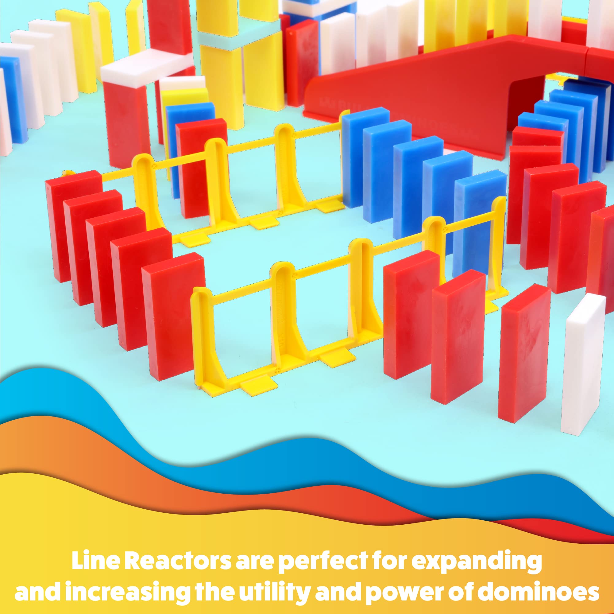 Bulk Dominoes Pro-Domino Kit | 300-Piece STEM Learning Toys, Family Board Games for Kids & Adults, Educational Building Blocks for Chain Reaction & Toppling Fun – Perfect for Classroom, Birthday Parties & Family Game Nights