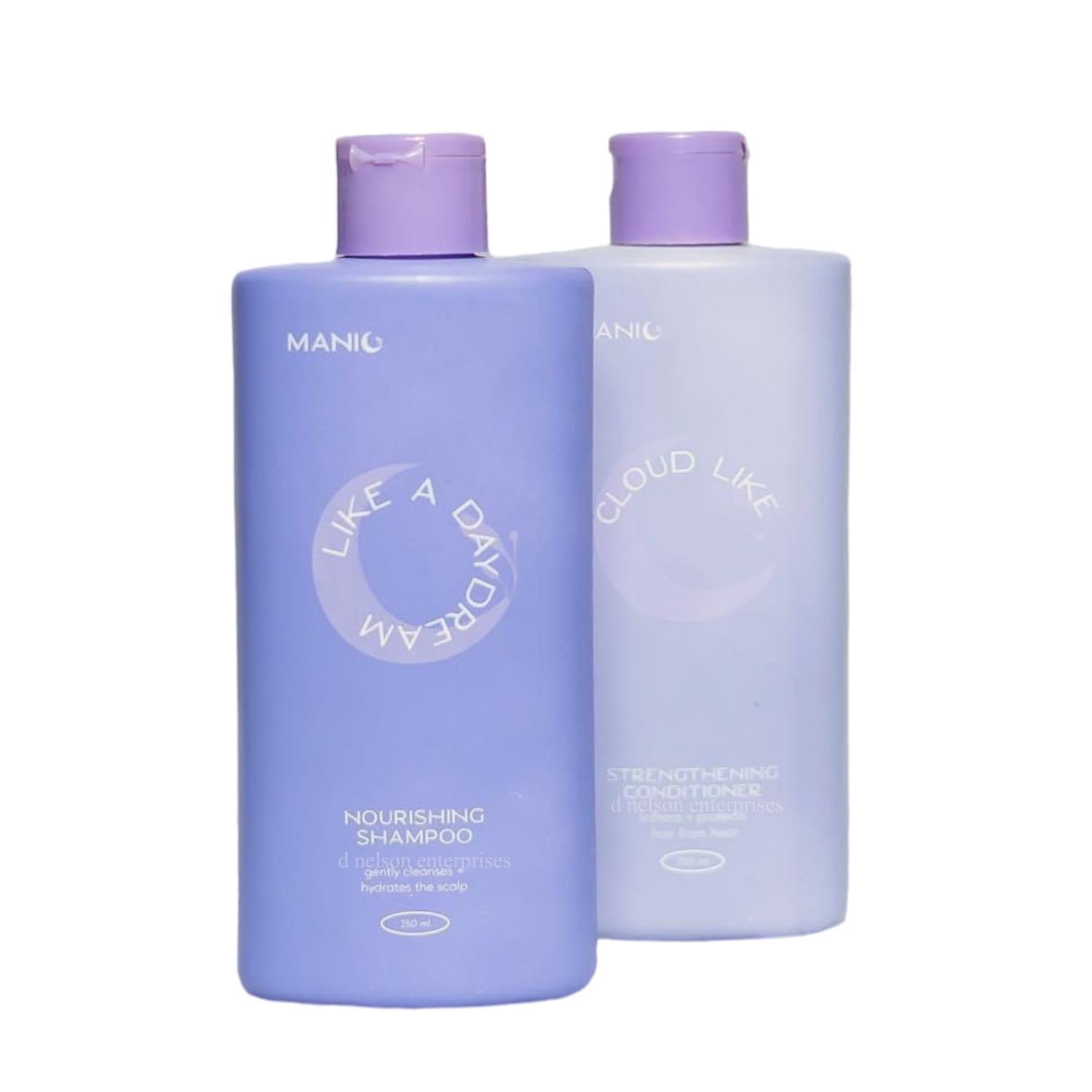 MANIC Beauty Nourishing Shampoo & Strengthening Conditioner Set for Dry Damaged Hair - Hydrating Hair Care Duo for Women - Salon Quality Treatment at Home