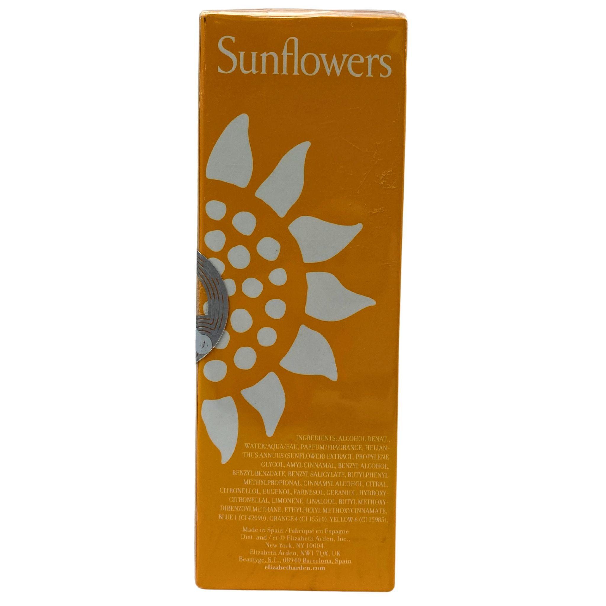 Elizabeth Arden Sunflowers Eau De Toilette Spray for Women - 1.7 oz (50ml) - Fresh Floral Fragrance - Perfect for Daily Wear, Office & Special Occasions