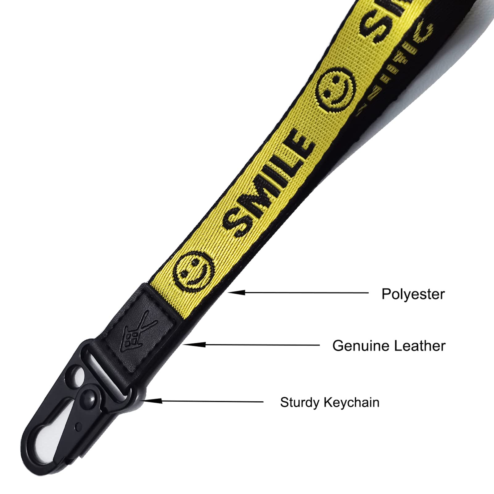 Cool Lanyards for Keys & ID Badges - Neck Strap Holder for Work & Events