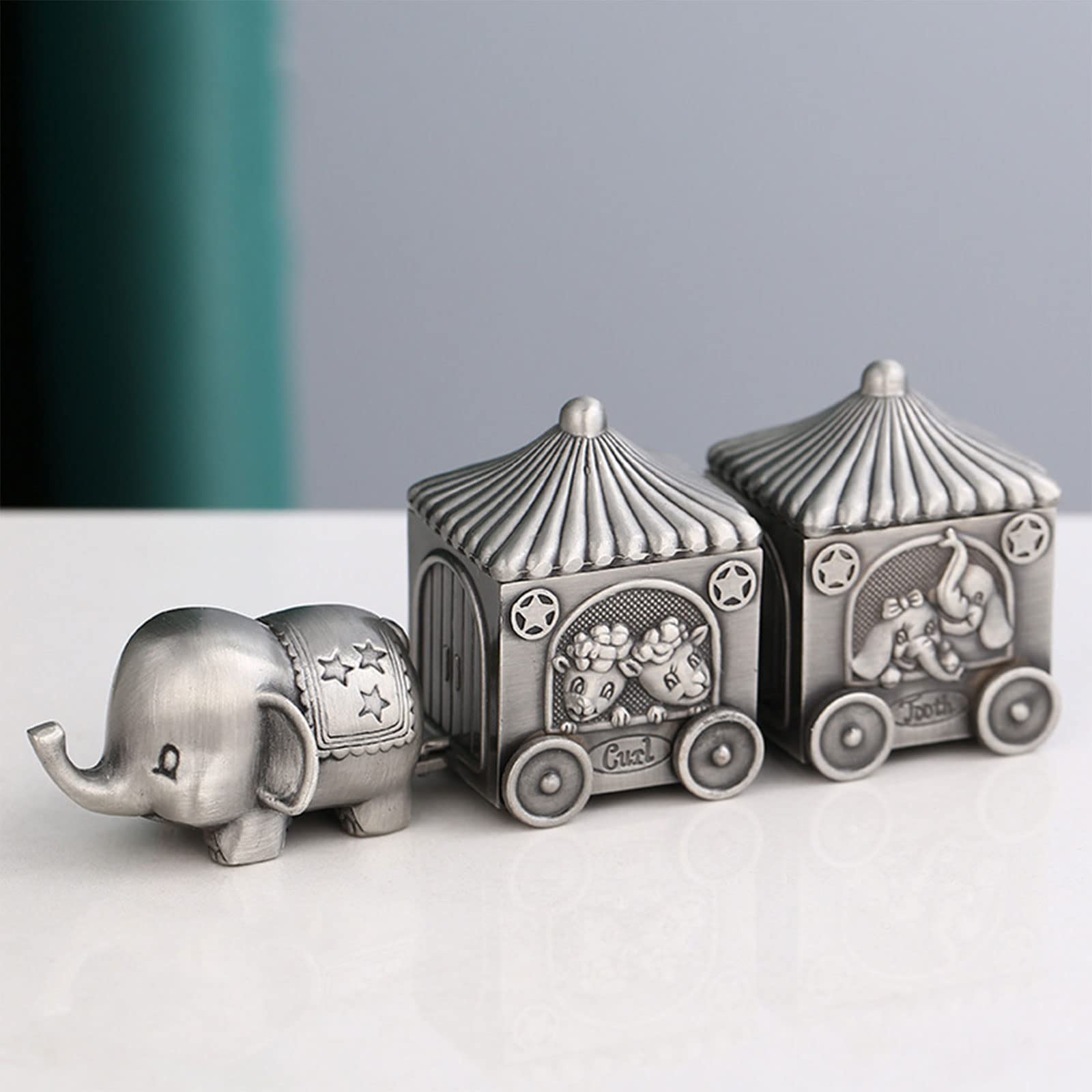 KAHDGSS Creative Baby Tooth Box for Lost Teeth - Metal Tooth Holder Keepsake for Boys & Girls - Perfect for First Tooth, Birthday Gifts and Memory Preservation