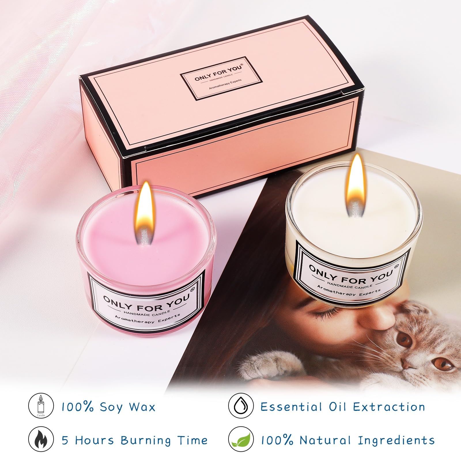 Thoughtful Birthday Gifts for Women - Spa & Self Care Gift Basket Set for Mom, Wife, Sister, Girlfriend, Best Friend & Colleagues | Perfect Get Well Present for Christmas, Valentine's Day & Special Occasions | Relaxation & Wellness Gift for Home, Office & Recovery