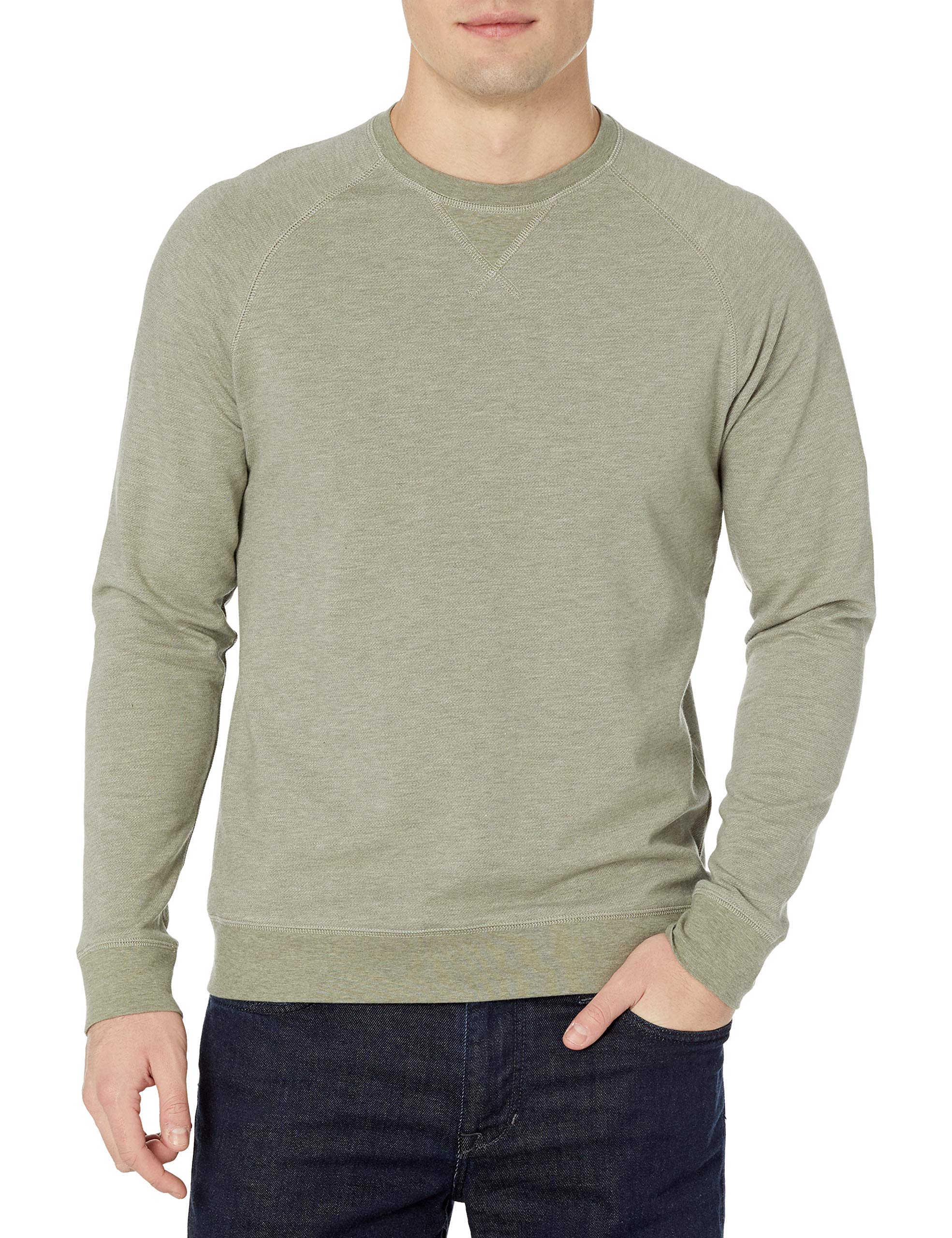 Vince Men's Twill Crew Neck Sweater - Soft Cotton Casual Pullover for Fall & Winter | Perfect for Office, Date Night & Weekend Outfits