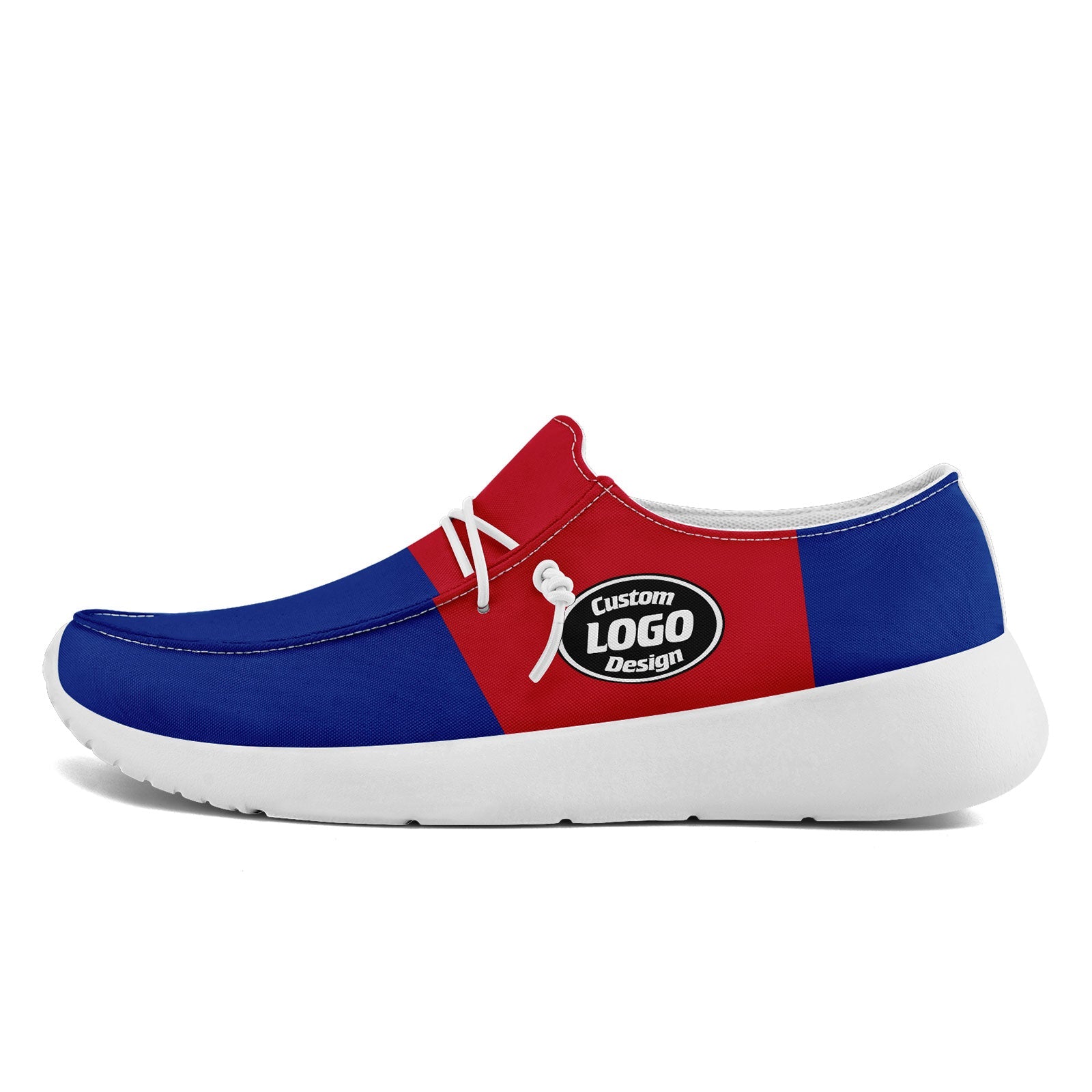 Custom Buffalo Blue & Red Personalized Sneakers - FN018 D020278 - Handmade Online Order - Perfect for Streetwear Fashion & Casual Outfits