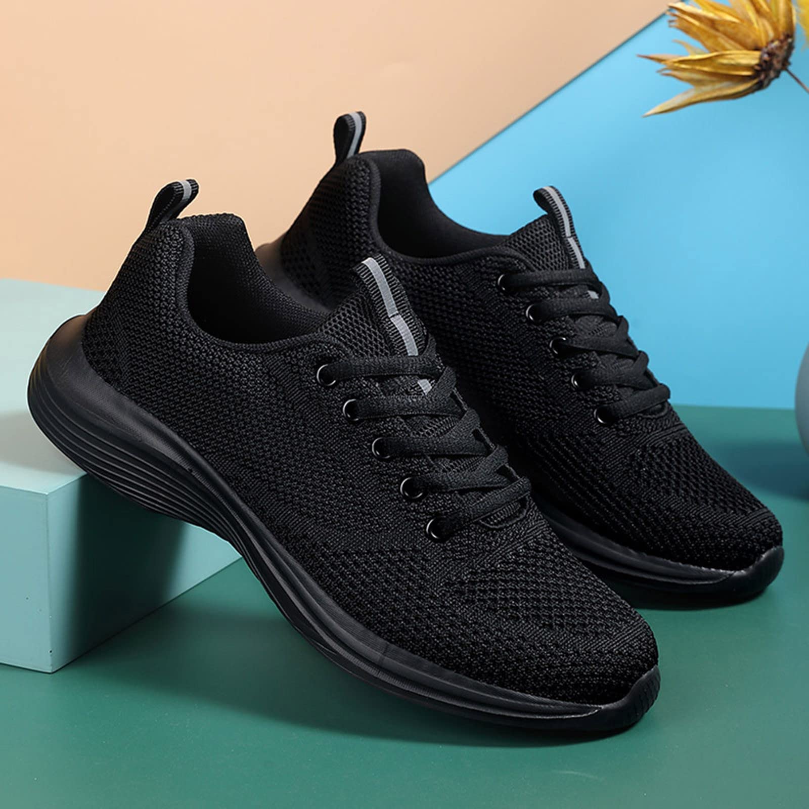 Best Women's Athletic Shoes for Running, Walking & Gym Workouts - Lightweight & Comfortable Sports Shoes for Women (C-Black) - Perfect for Jogging, Training & Daily Wear