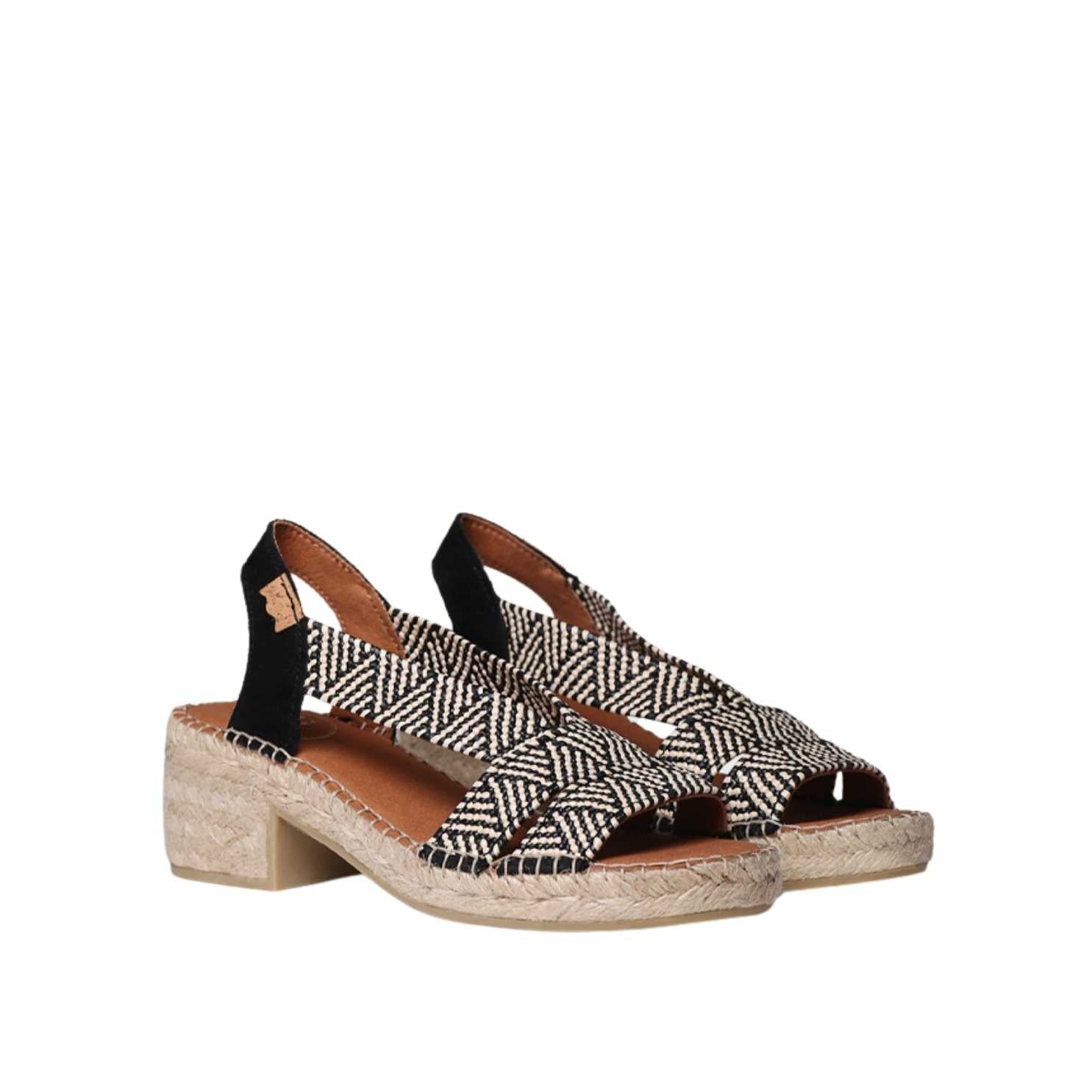 Women's Open Toe Leather Espadrille Wedge Sandals with Wide Heel - Comfortable Summer Casual Shoes for Beach, Vacation & Outdoor Wear
