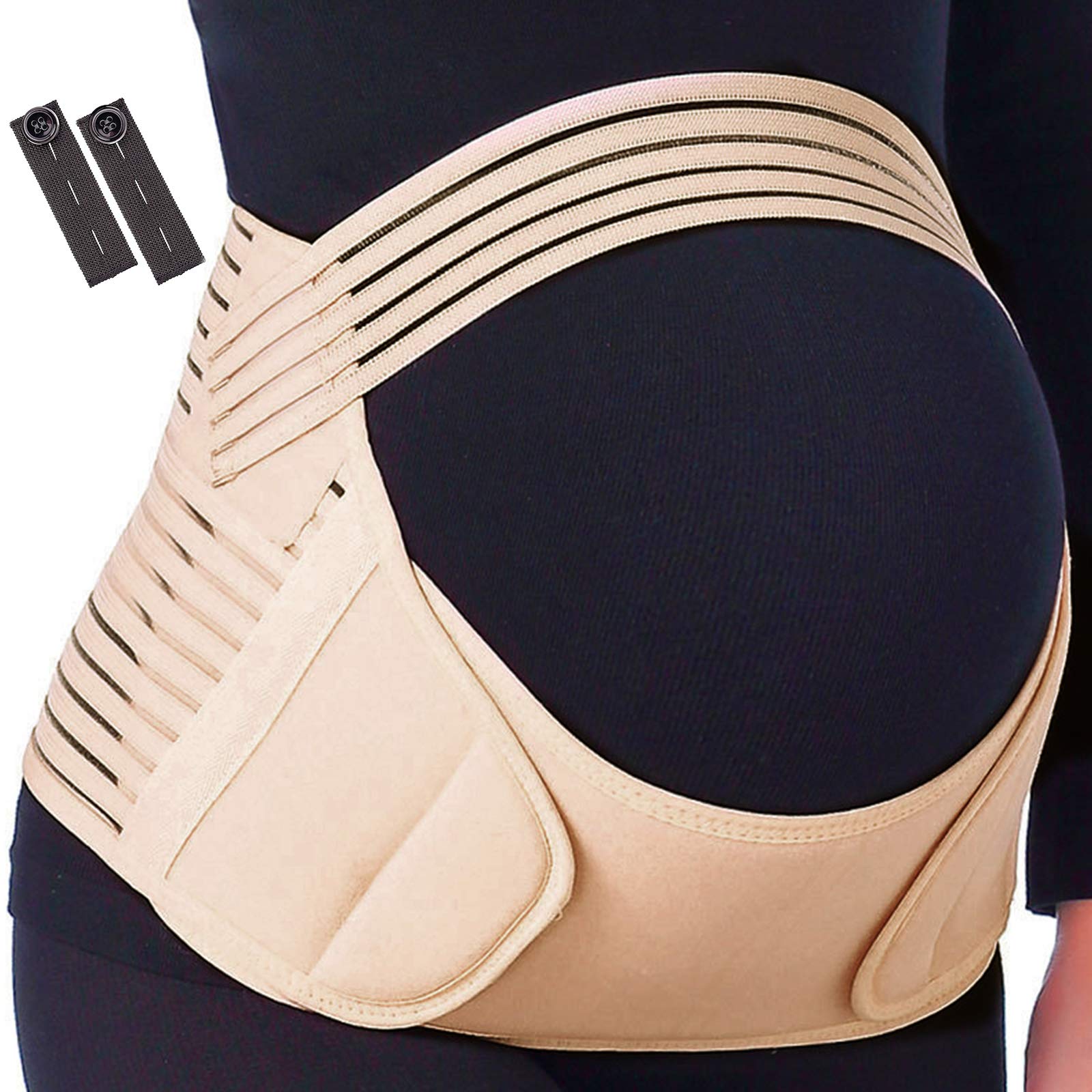 Best Maternity Support Belt for Pregnancy - Comfortable Belly Band for Back Pain Relief - Perfect for Work, Exercise & Daily Activities