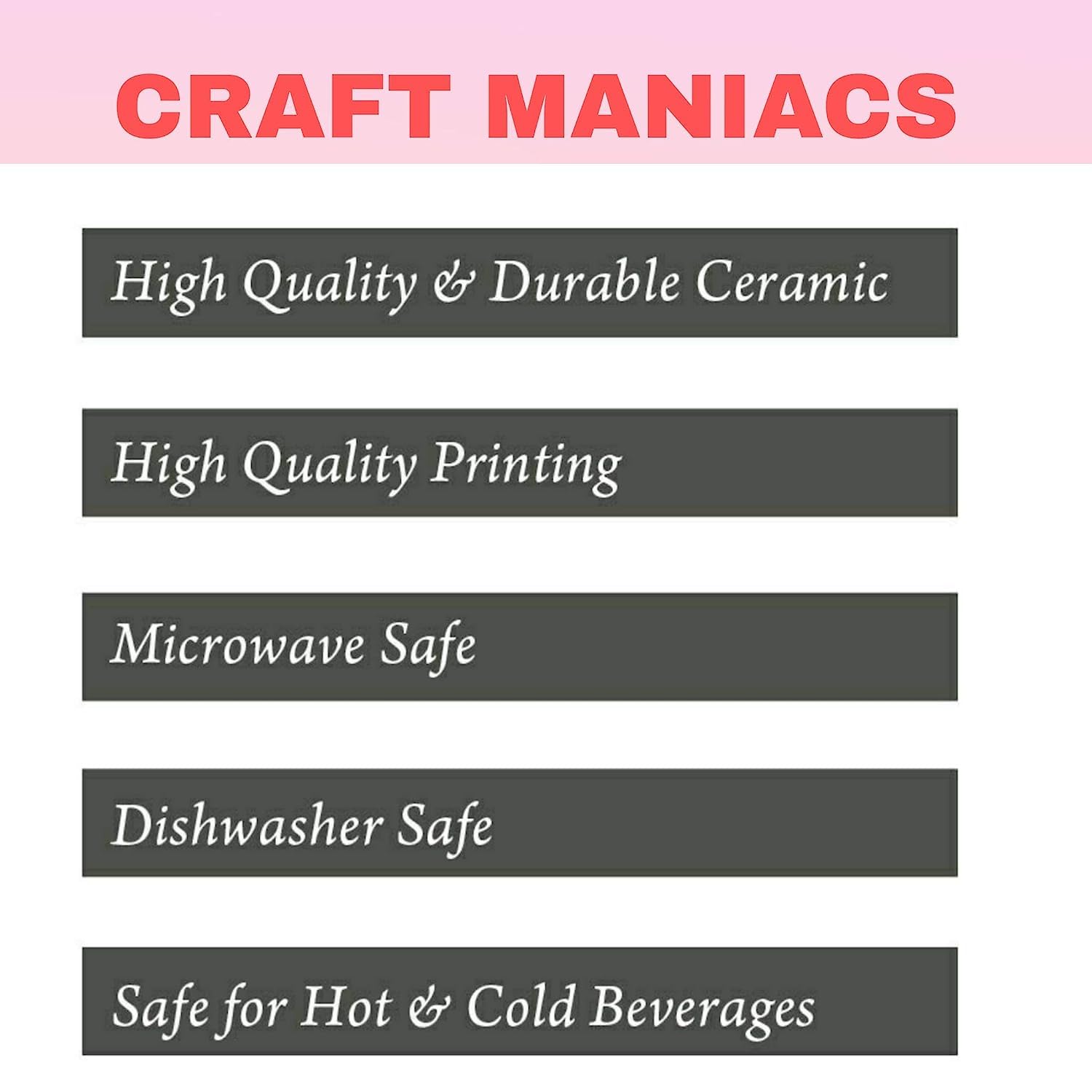 350ml White Tea & Coffee Mug - Best Gift for Bubu Dudu Lovers | CRAFT MANIACS Ceramic Cup for Home, Office & Gifts | 'Best Things in Life are Better with You' Quote
