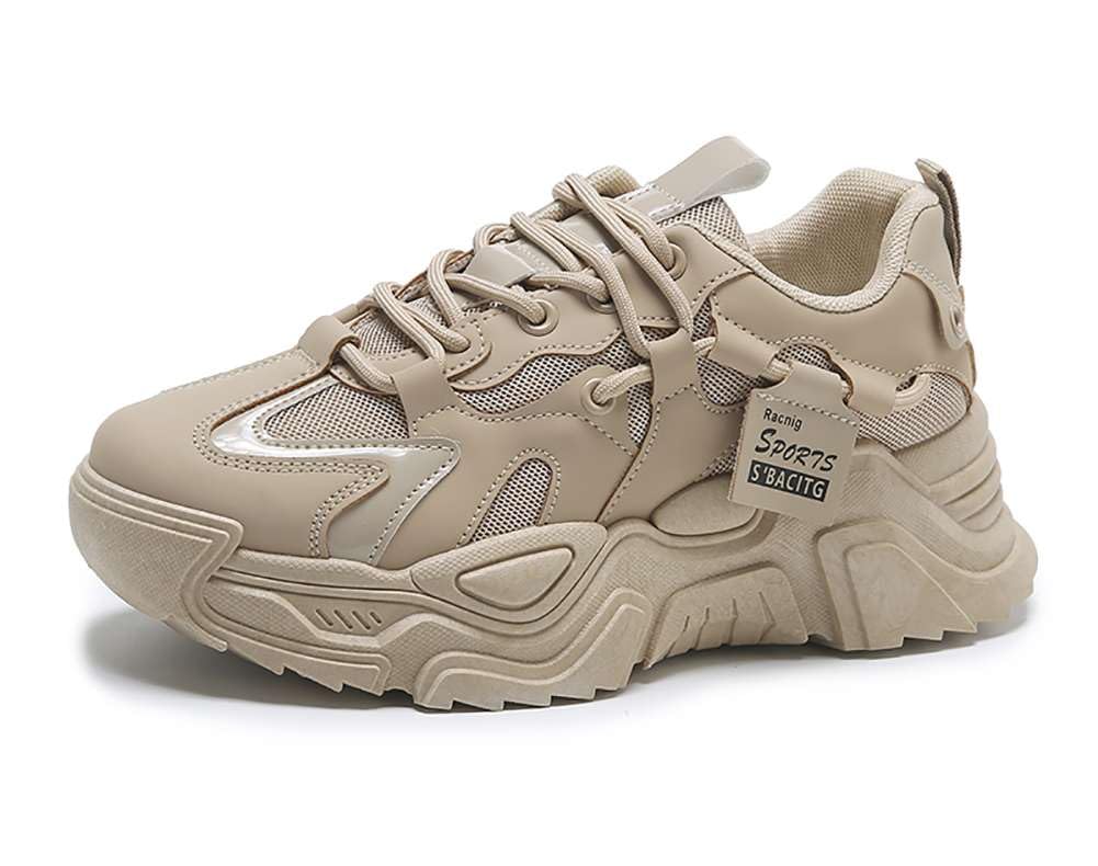 Women's Comfortable Breathable Mesh Platform Sneakers - Lightweight Running Walking Shoes for Women Size 5.5-8.5 | Perfect for Gym, Workout, Travel & Everyday Casual Wear