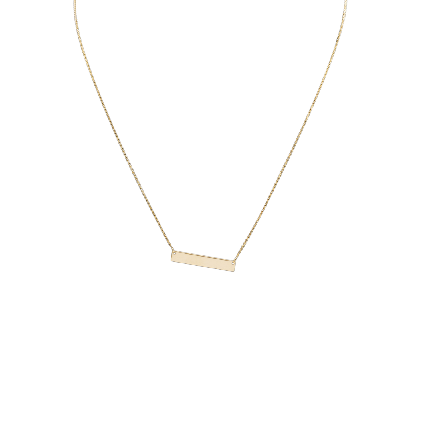 Blank Slate Necklace - Minimalist Personalized Jewelry for Women | Perfect for Everyday Wear, Gifts & Special Occasions