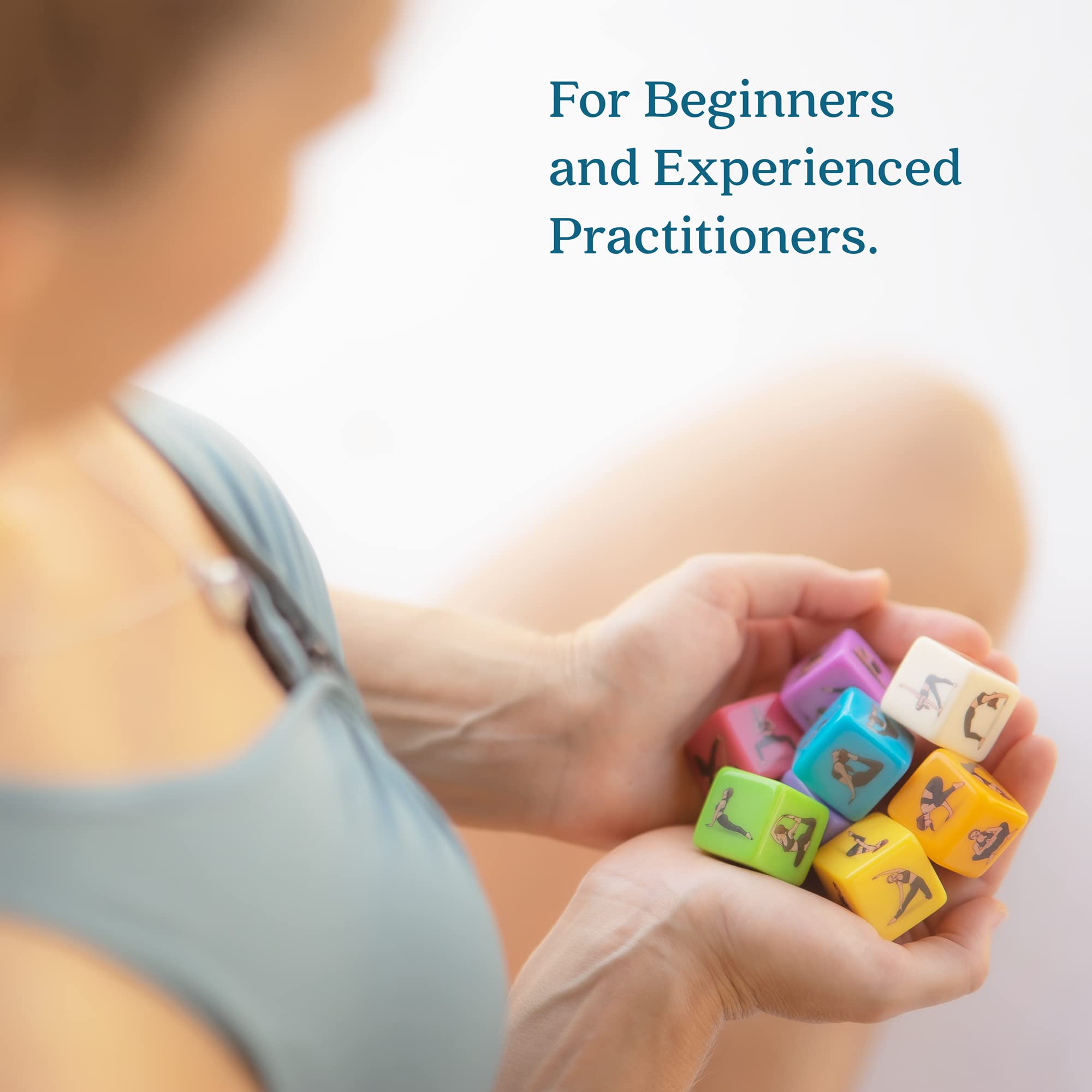 Yoga Dice Set - Unique Yoga Gifts for Women & Yoga Lovers - Perfect Yoga Accessories for Teachers & Yogis - Great Gift Idea for Yoga Instructors - Ideal for Yoga Classes, Home Practice & Meditation Sessions