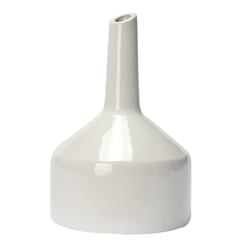 Premium 60mm Porcelain Buchner Funnel - Lab-Grade Filtration Equipment for Chemistry Experiments & Scientific Research | Ideal for Vacuum Filtration in Laboratories & Educational Settings