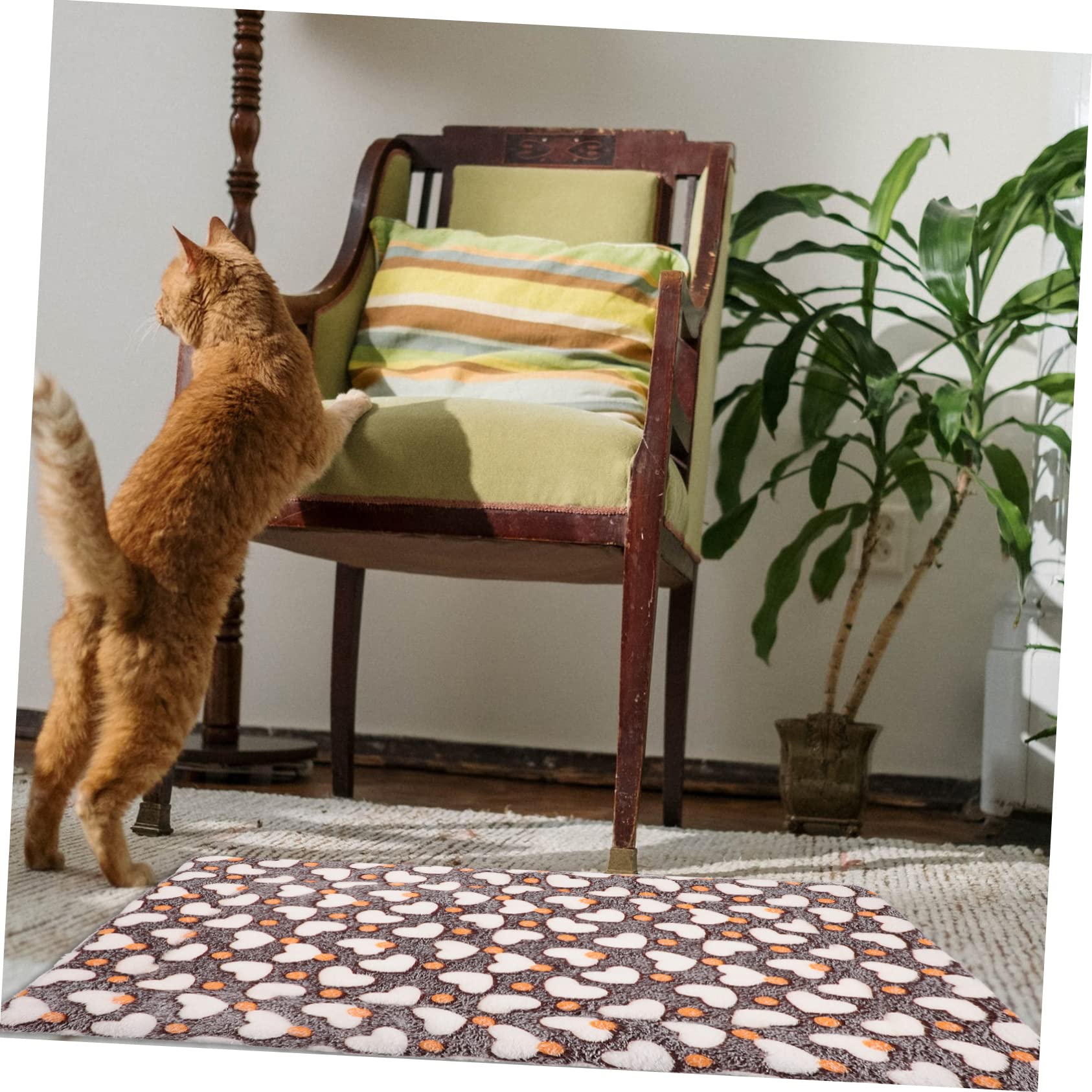 Washable Pet Bed Mat - Warm Dog & Cat Blanket for Winter, Crate Pad    (Note: This optimized title is under 30 words, retains core keywords like 