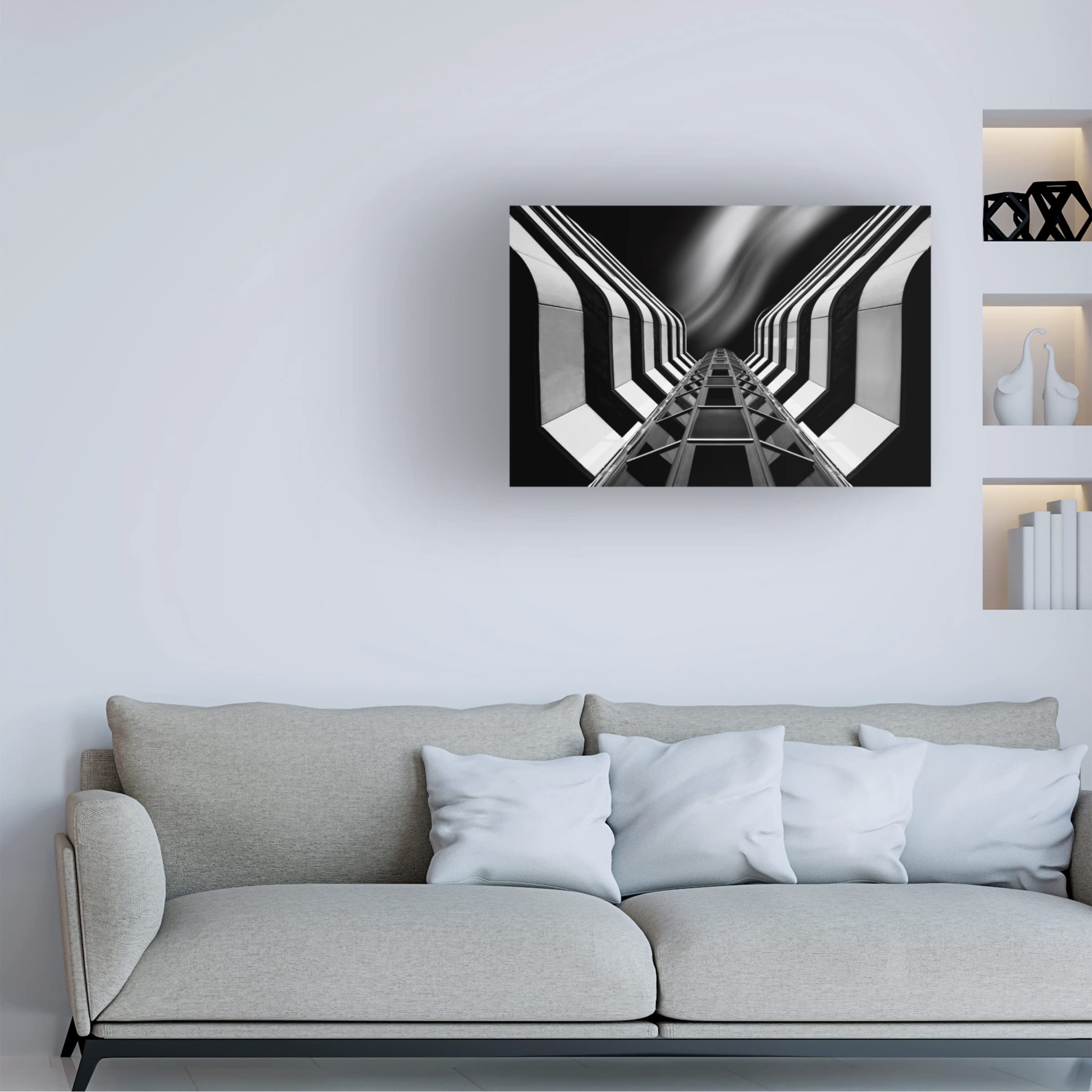Alfonso Novillo 'Winged' Canvas Wall Art Print - Modern Home Decor for Living Room, Bedroom & Office - Trademark Fine Art Collection