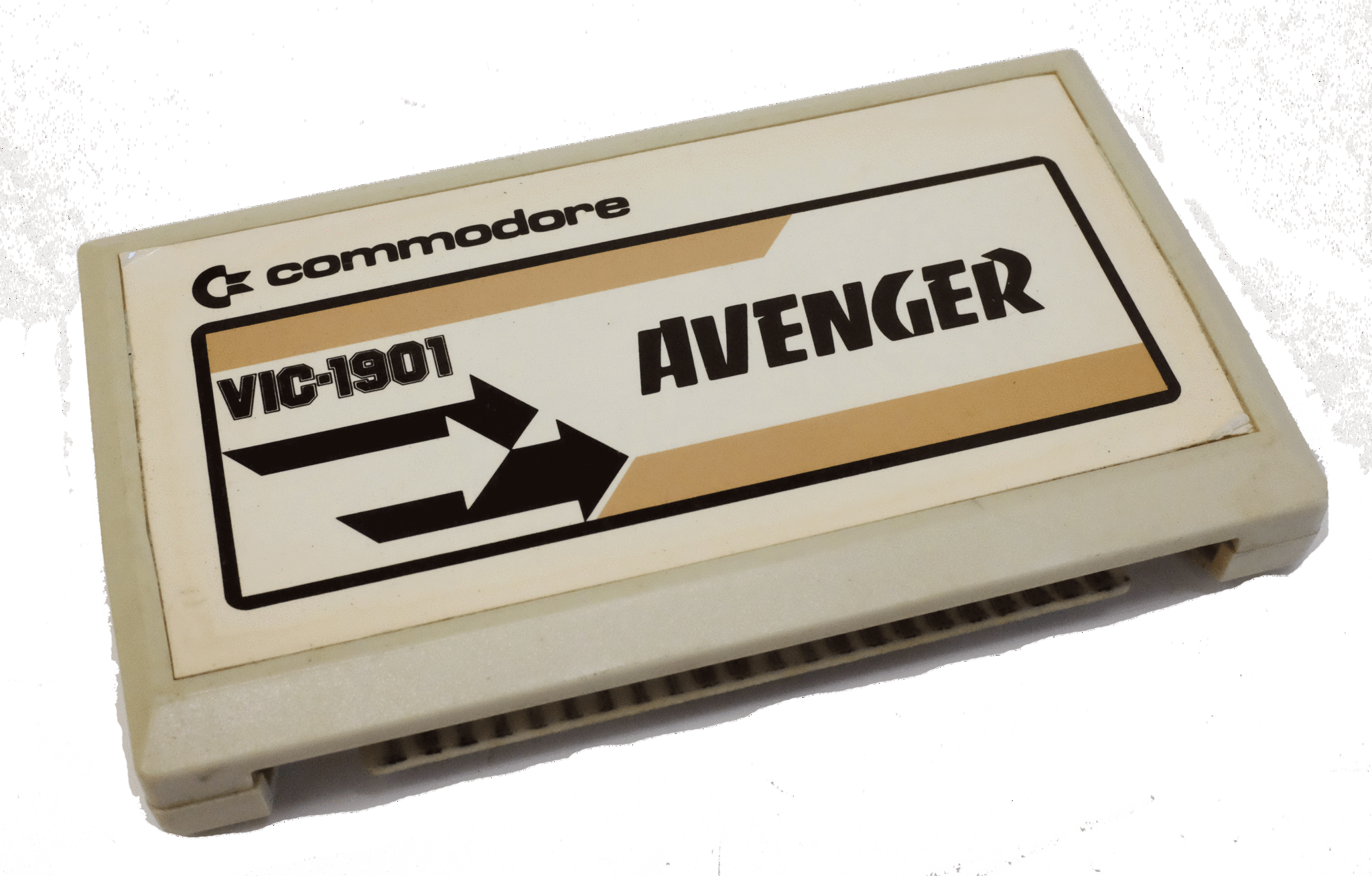 Commodore VIC-1901 Avenger Game Cartridge - Space Invaders Classic Retro Gaming for Commodore 64 - Perfect for Vintage Gaming Enthusiasts & Collectors