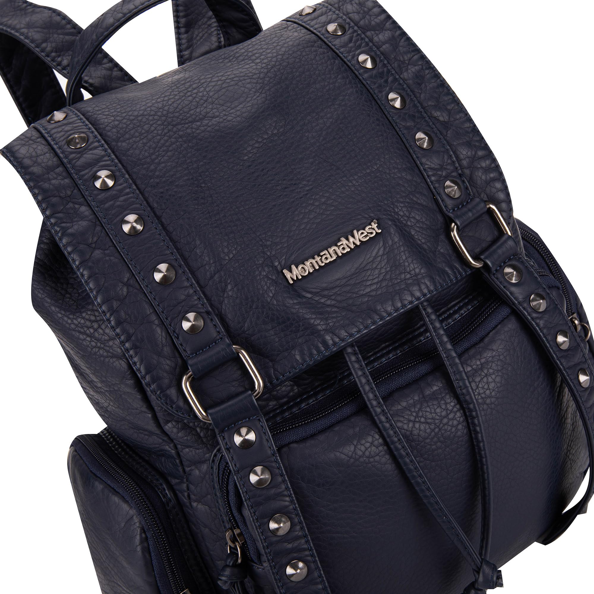 Montana West Women's Leather Backpack Purse - Trendy Casual Travel Daypack for Work & Outings