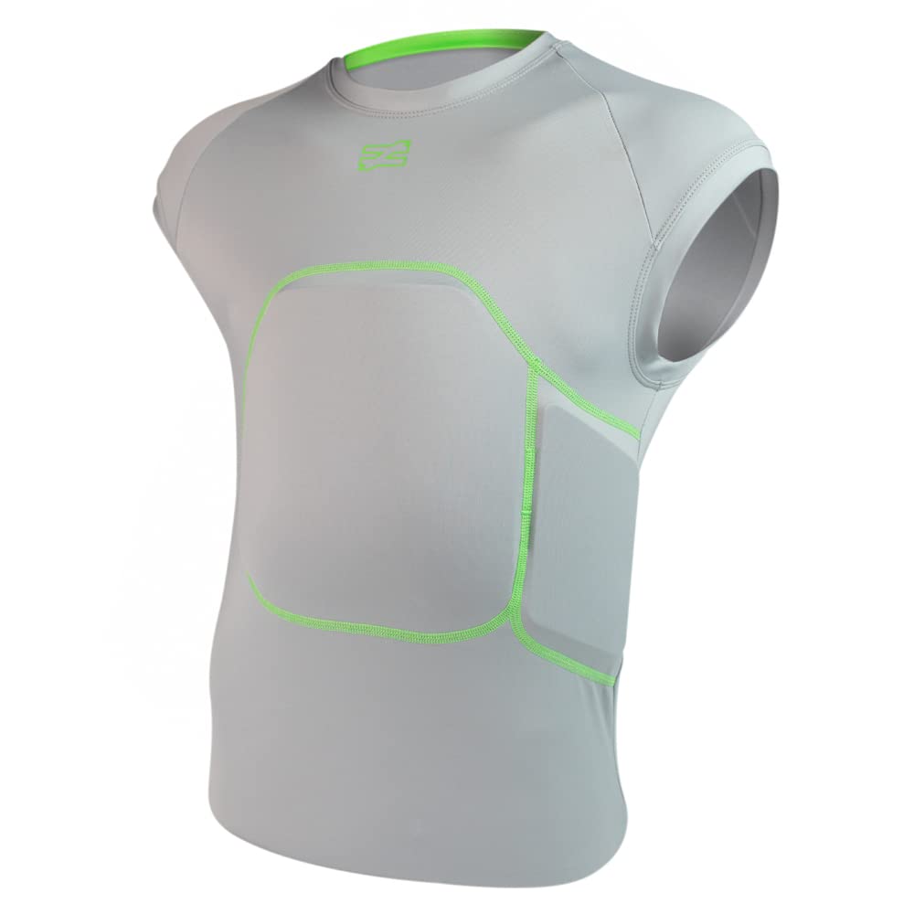 Unequal CC Hart Pro Baseball Shirt with Heart Guard Sternum Protection - NOCSAE Certified Padded Shirt for Youth & Adult Players - Ideal for Baseball Training, Games & Safety Protection
