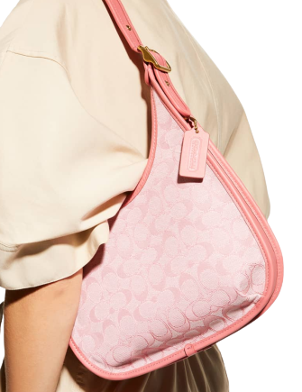 Coach Ergo Medium Shoulder Bag in Signature Jacquard - Stylish Crossbody Purse for Women | Perfect for Work, Travel & Everyday Use