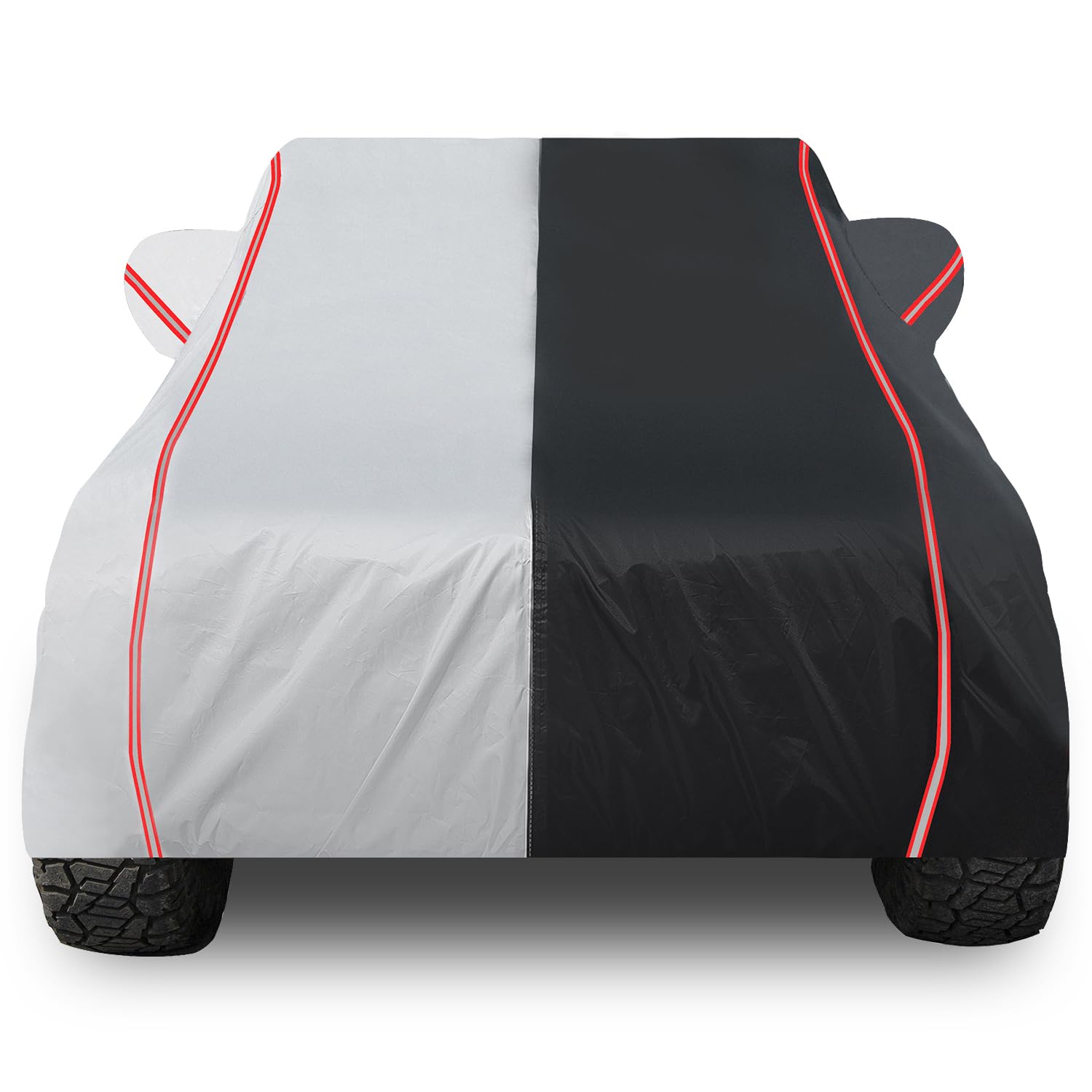 **Morhept Waterproof Car Cover for Jeep Wrangler 2 Door JK JL (2007-2023) - Heavy Duty Outdoor Full Exterior Protection - Dust, Rain, UV Resistant - Perfect for Parking, Travel & Storage**