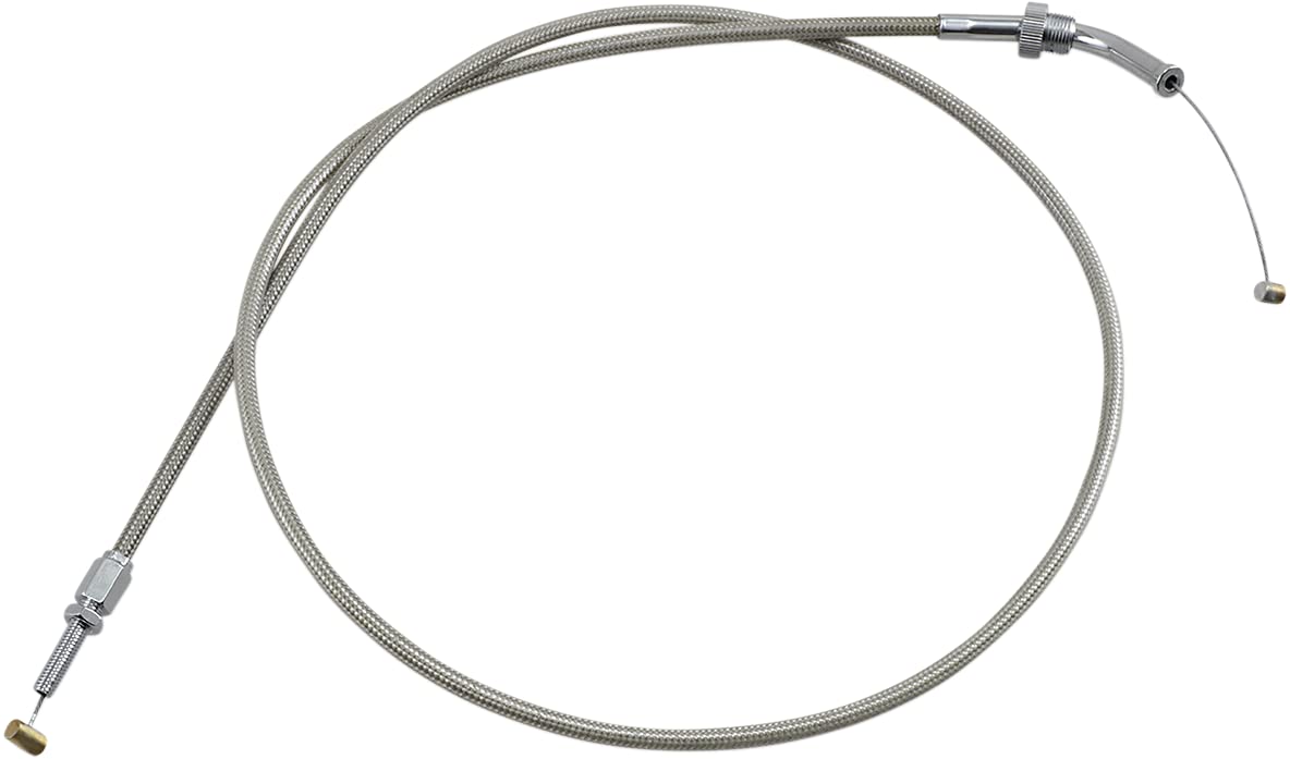 Armored Throttle Control Cable - Heavy Duty Replacement for Motorcycles, ATVs & UTVs - Perfect for Off-Roading & Performance Upgrades