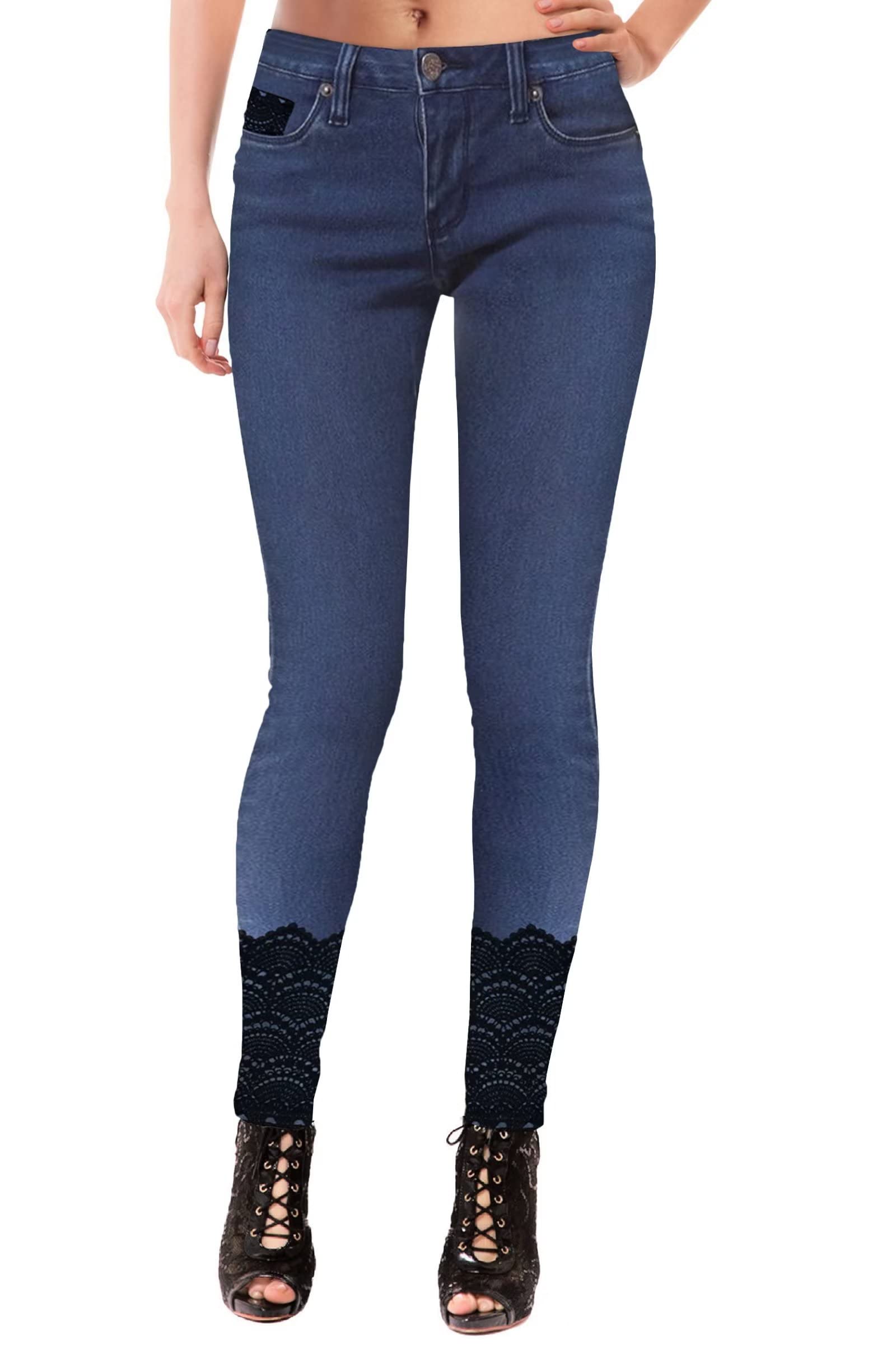 Hybrid & Company Women's Butt Lift Stretch Ripped Skinny Jeans - Super Comfy High Waist Denim Pants for Casual Wear & Night Out