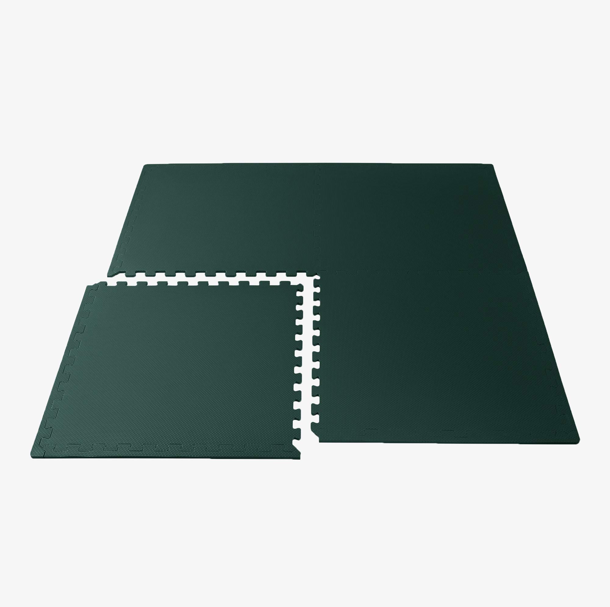 3/8 Inch Thick Premium Exercise Floor Mat - Non-Slip, Durable Gym Mats for Home Workouts, Yoga & Fitness - Ideal for Home Gym, Garage, and Studio Use