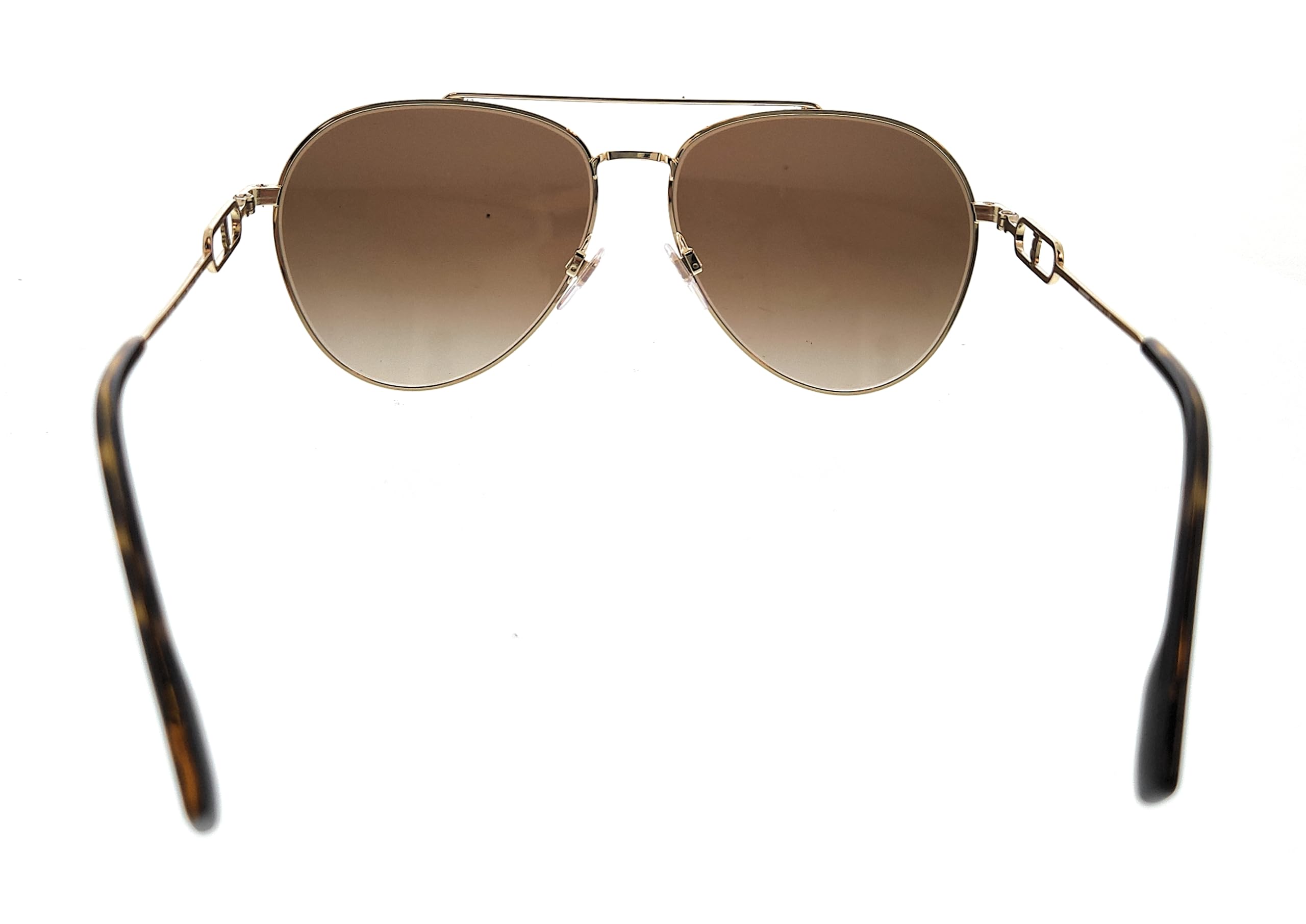 BURBERRY BE 3128 110913 Light Gold Sunglasses for Women - UV Protection, Fashion Luxury Shades for Outdoor, Beach & Driving