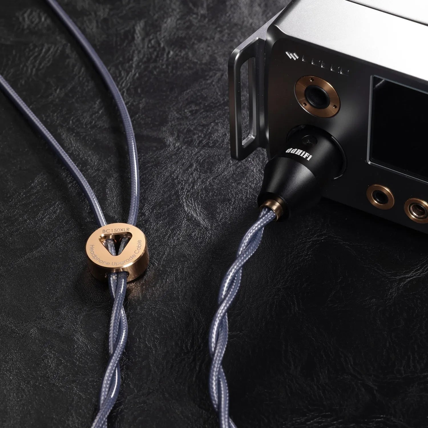 DD ddHiFi BC150XLR Premium Double Shielded Balanced Silver Headphone Cable - High-End Audio Upgrade for Studio Monitors, Audiophile Headphones & Professional Recording Equipment