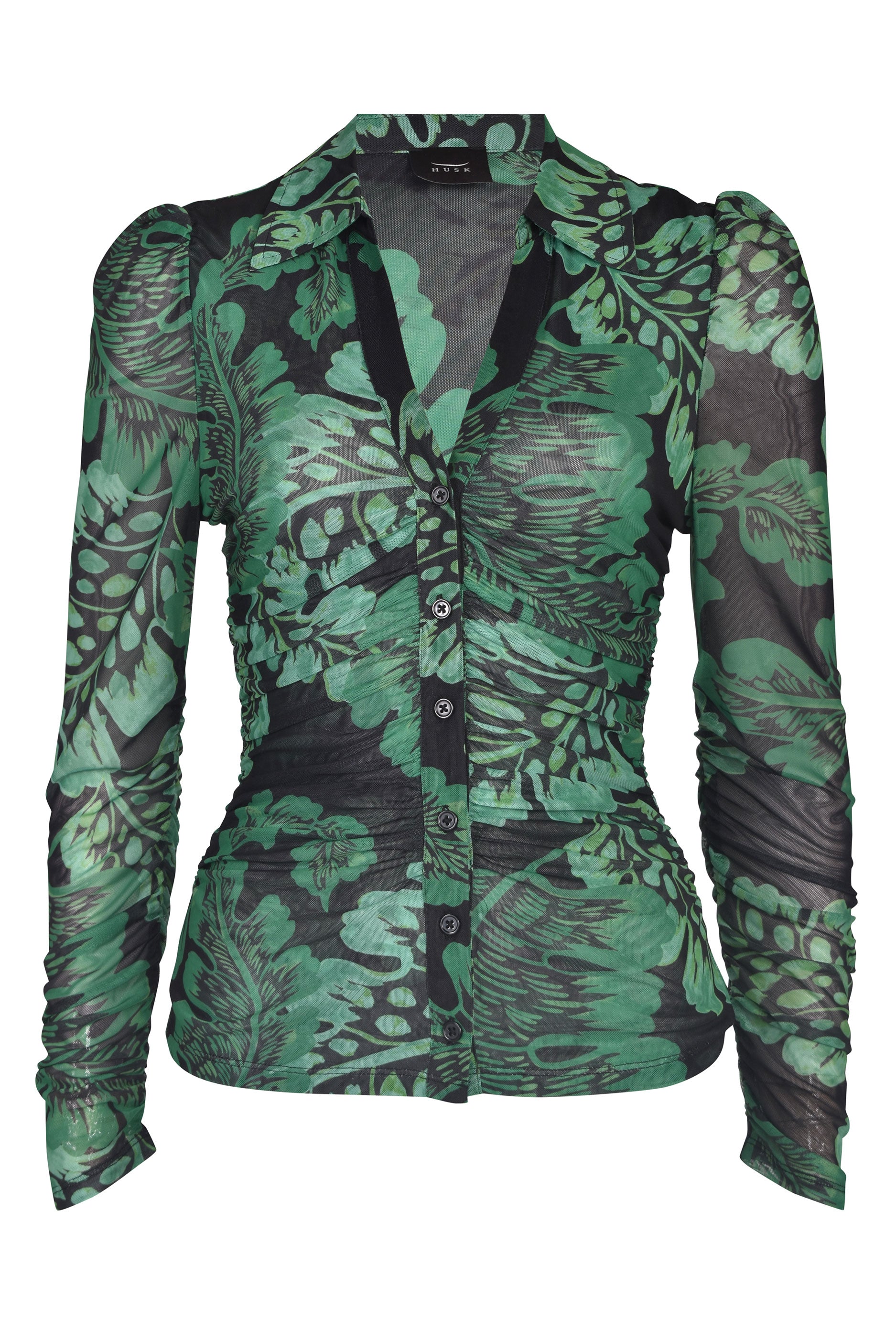 Husk Madelyn Top - Stylish Printed Blouse for Women | Perfect for Casual Outings, Office Wear & Date Nights
