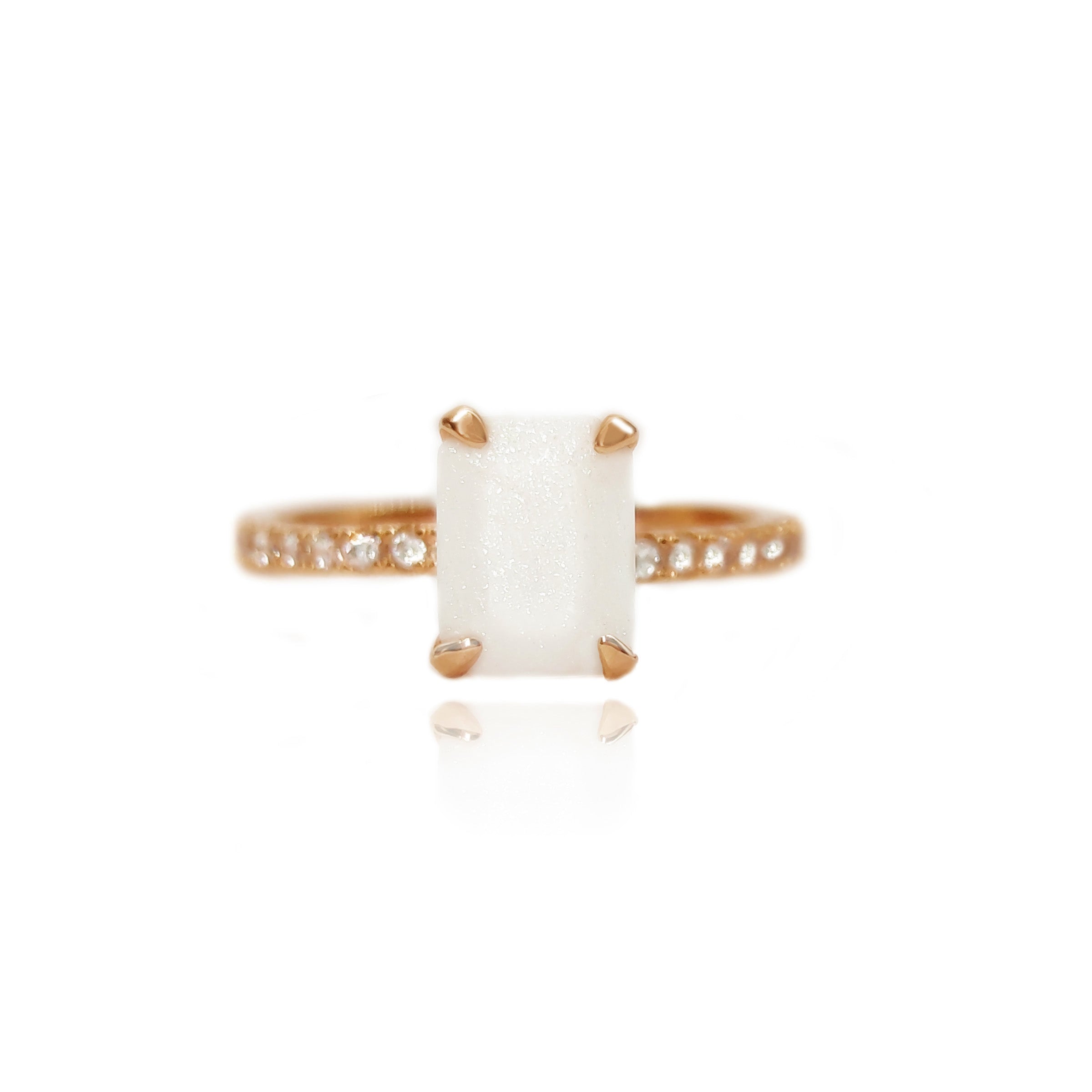Ethereal Breastmilk Ring - Sterling Silver Keepsake Jewelry for Nursing Moms | Perfect Mother's Gift & Memorial Jewelry for Breastfeeding Mothers