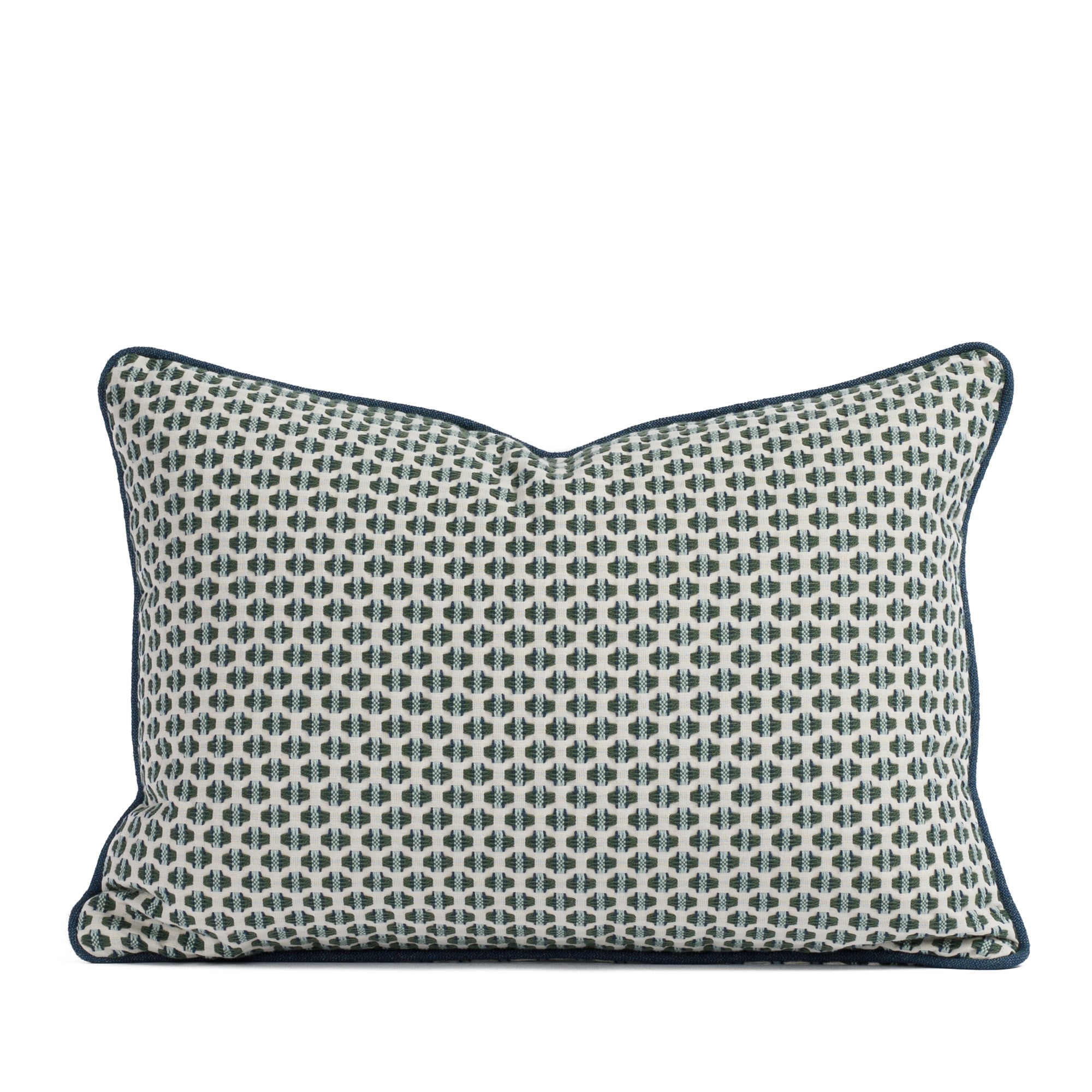 Kensington 14x20 Lumbar Support Pillow for Office Chair & Sofa - Comfortable Back Cushion in Lagoon Blue - Perfect for Home, Office & Car Use